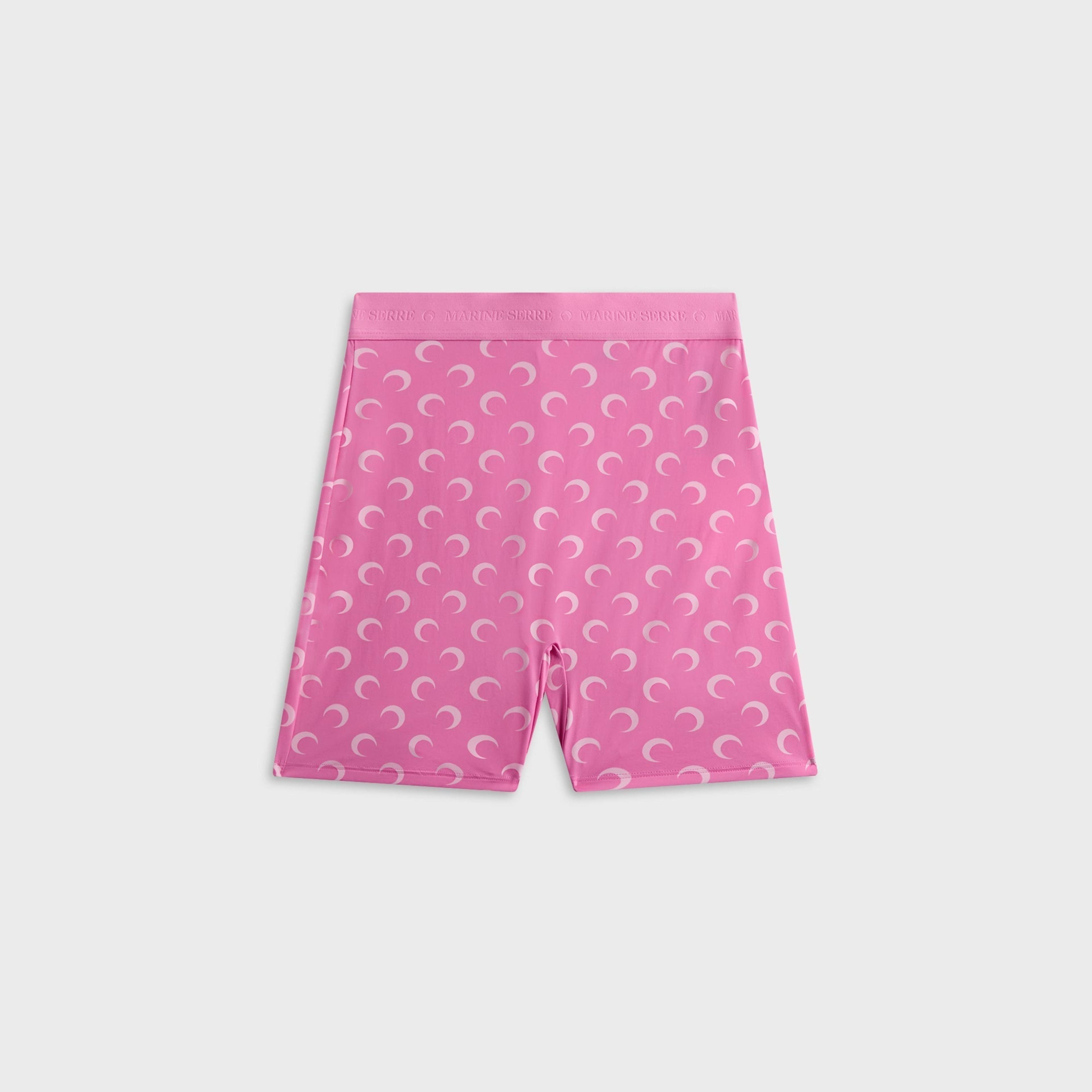 Marine Serre Moon Printed Jersey Mini Short - Pink