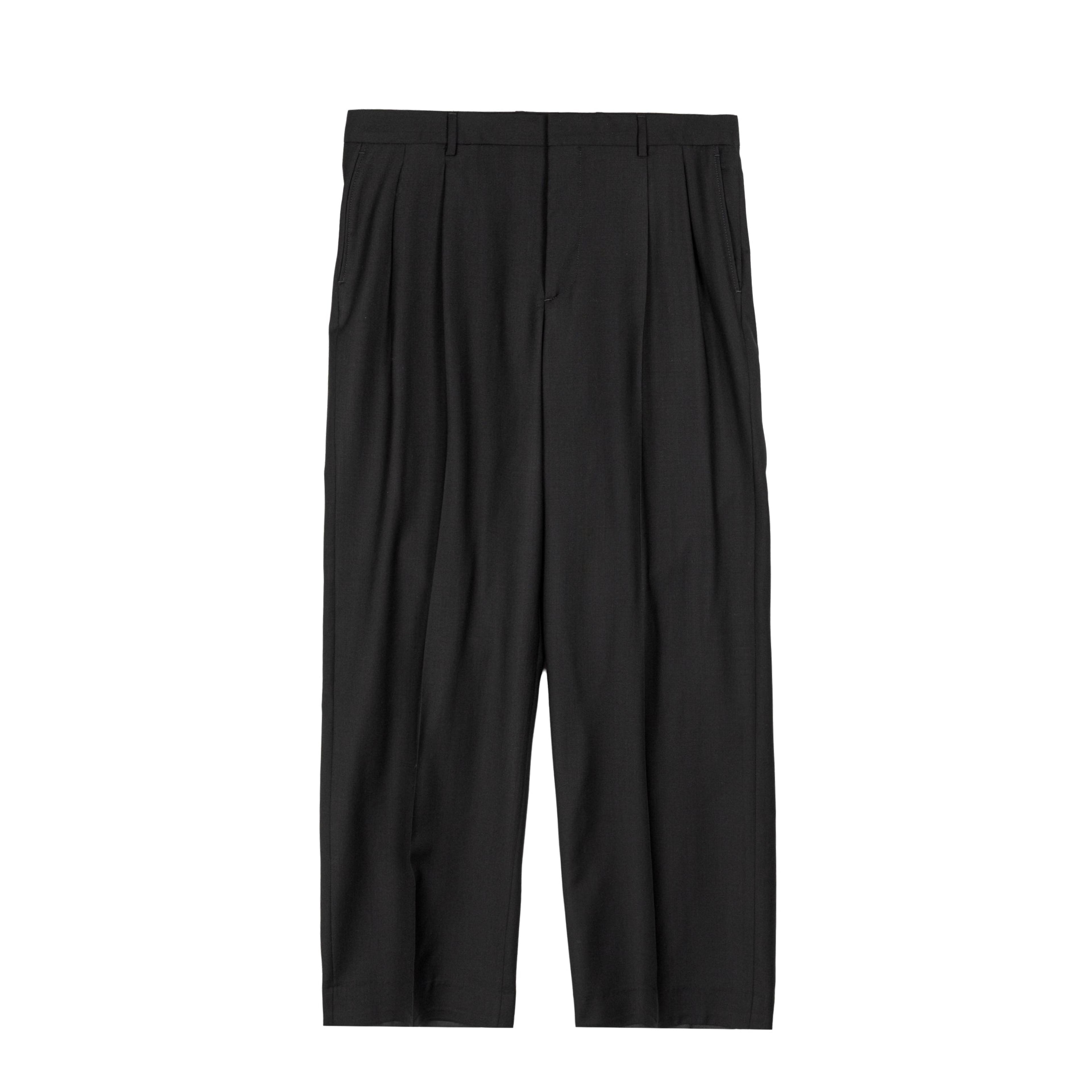 Sunflower Wide Pleated Trouser Tropical Wool