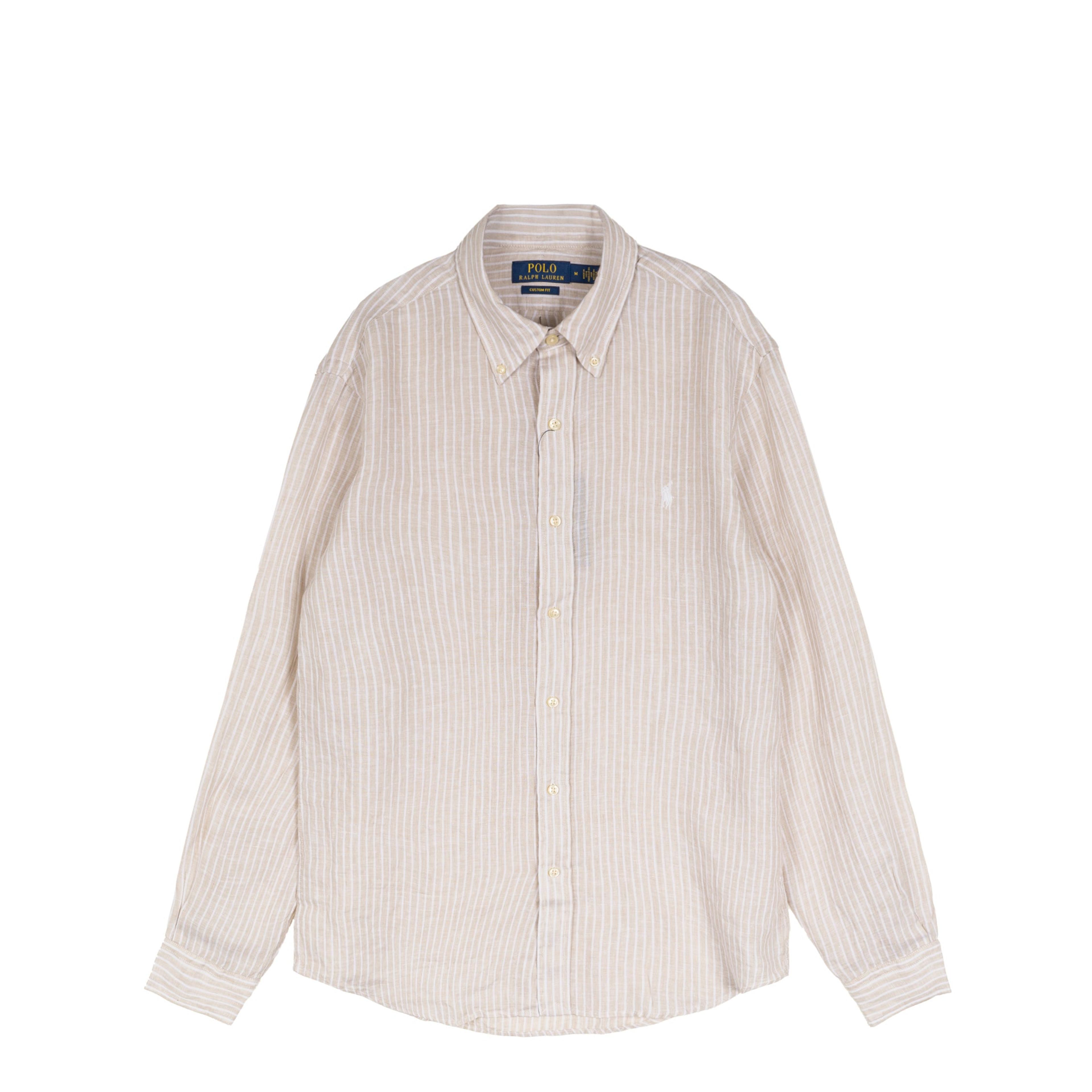 Polo Ralph Lauren Custom Fit Striped Linen Shirt