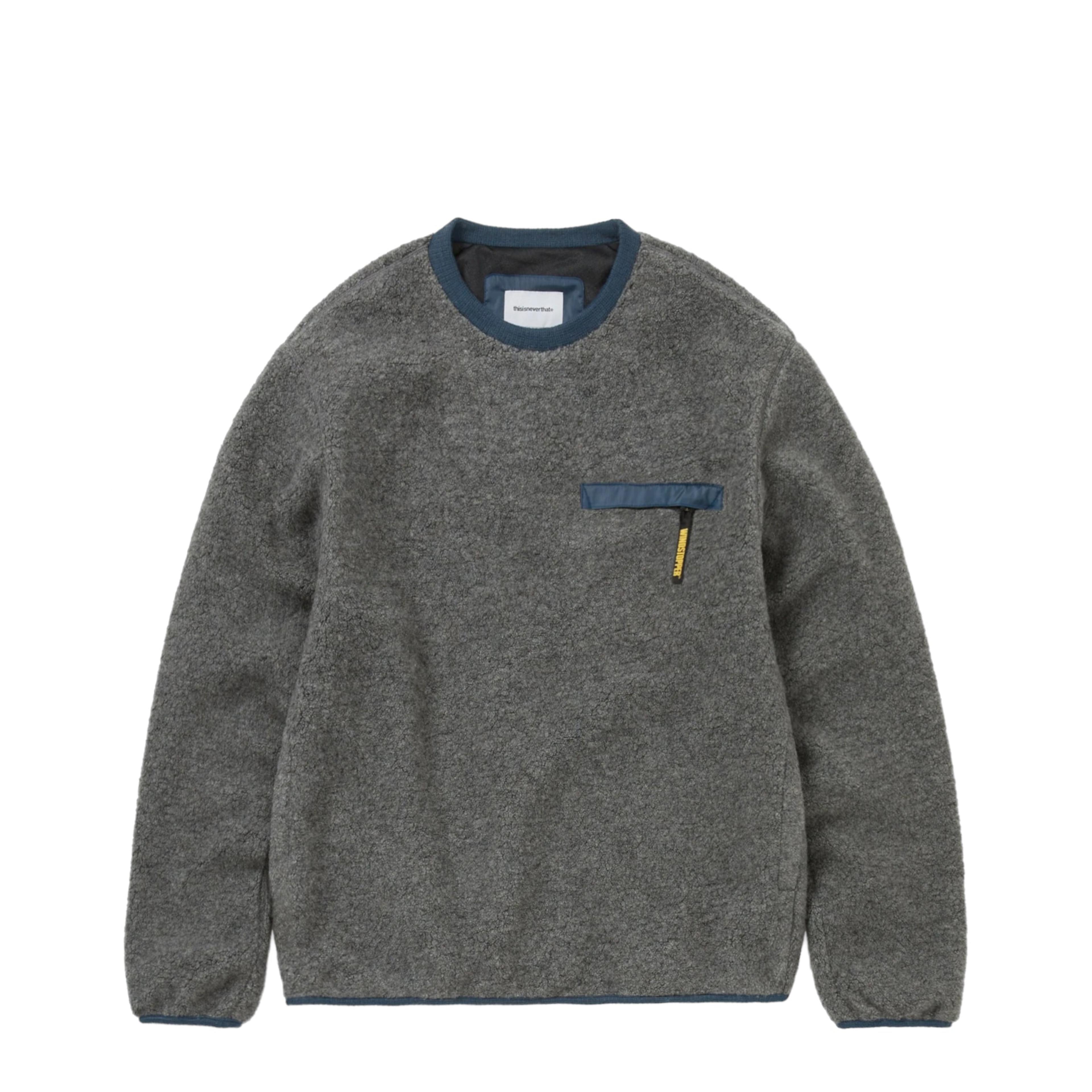 thisisneverthat *Gore-Tex Windstopper* Wool Fleece Crewneck