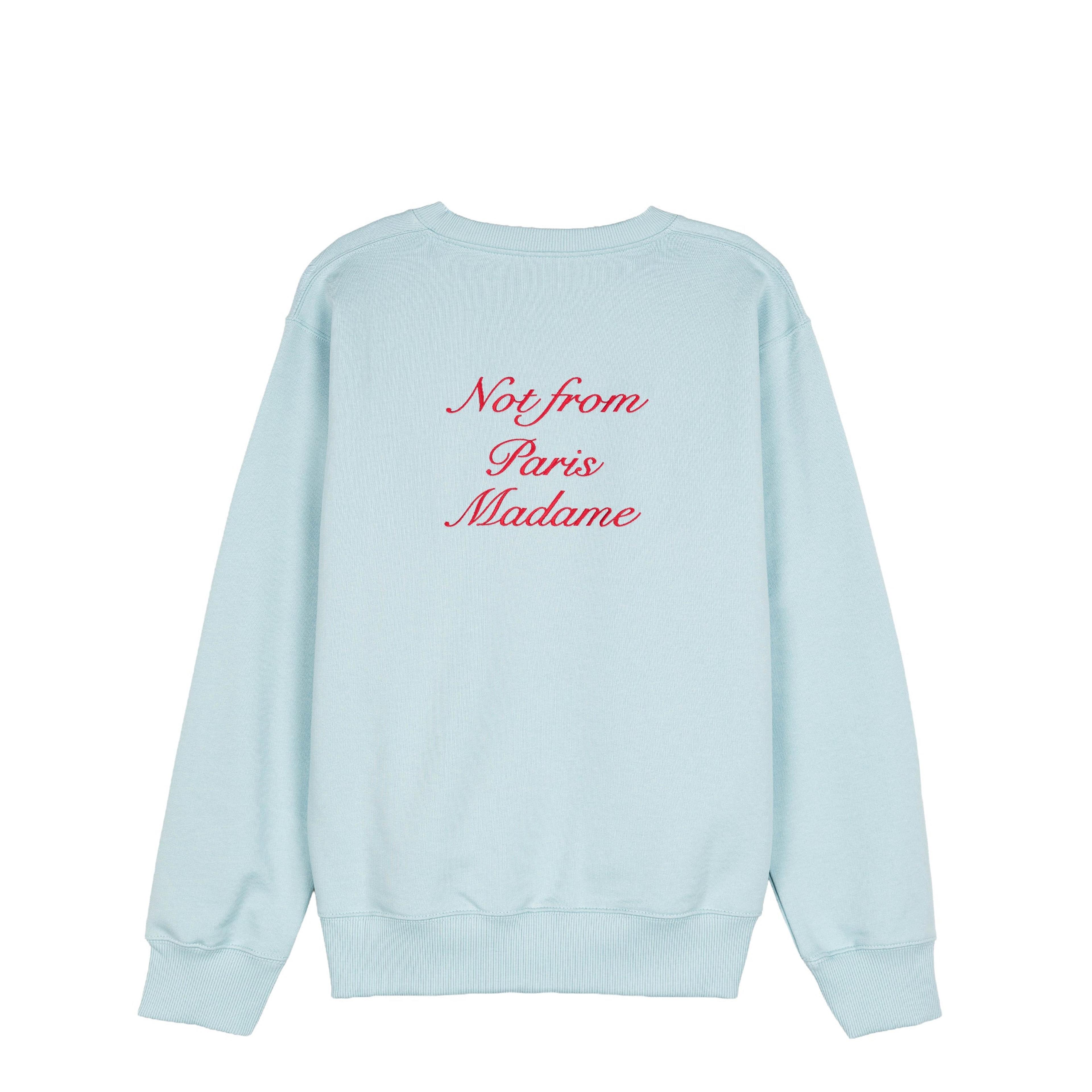 Drole de Monsieur Sweatshirt Slogan Calligraphy