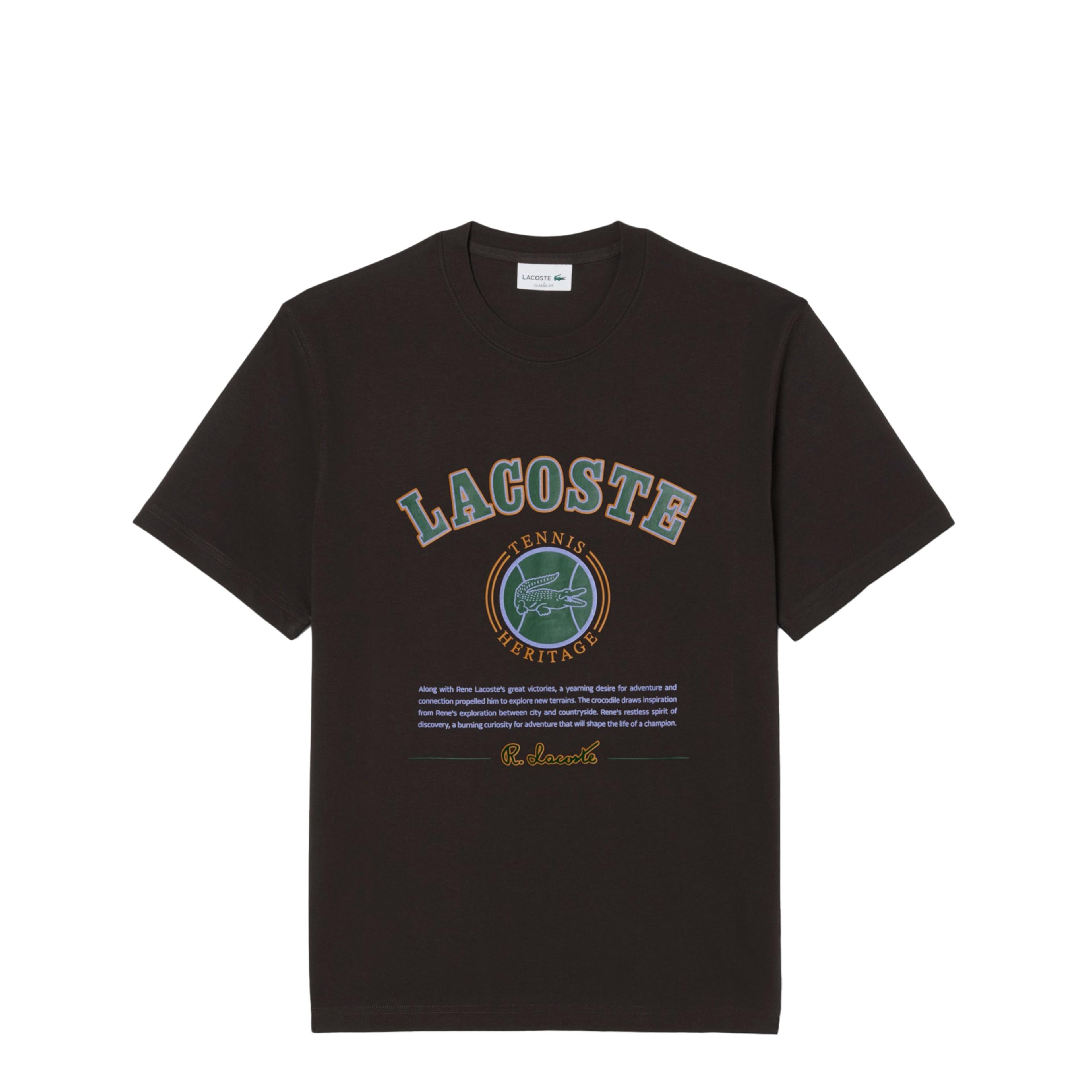 Lacoste Print Cotton T-Shirt