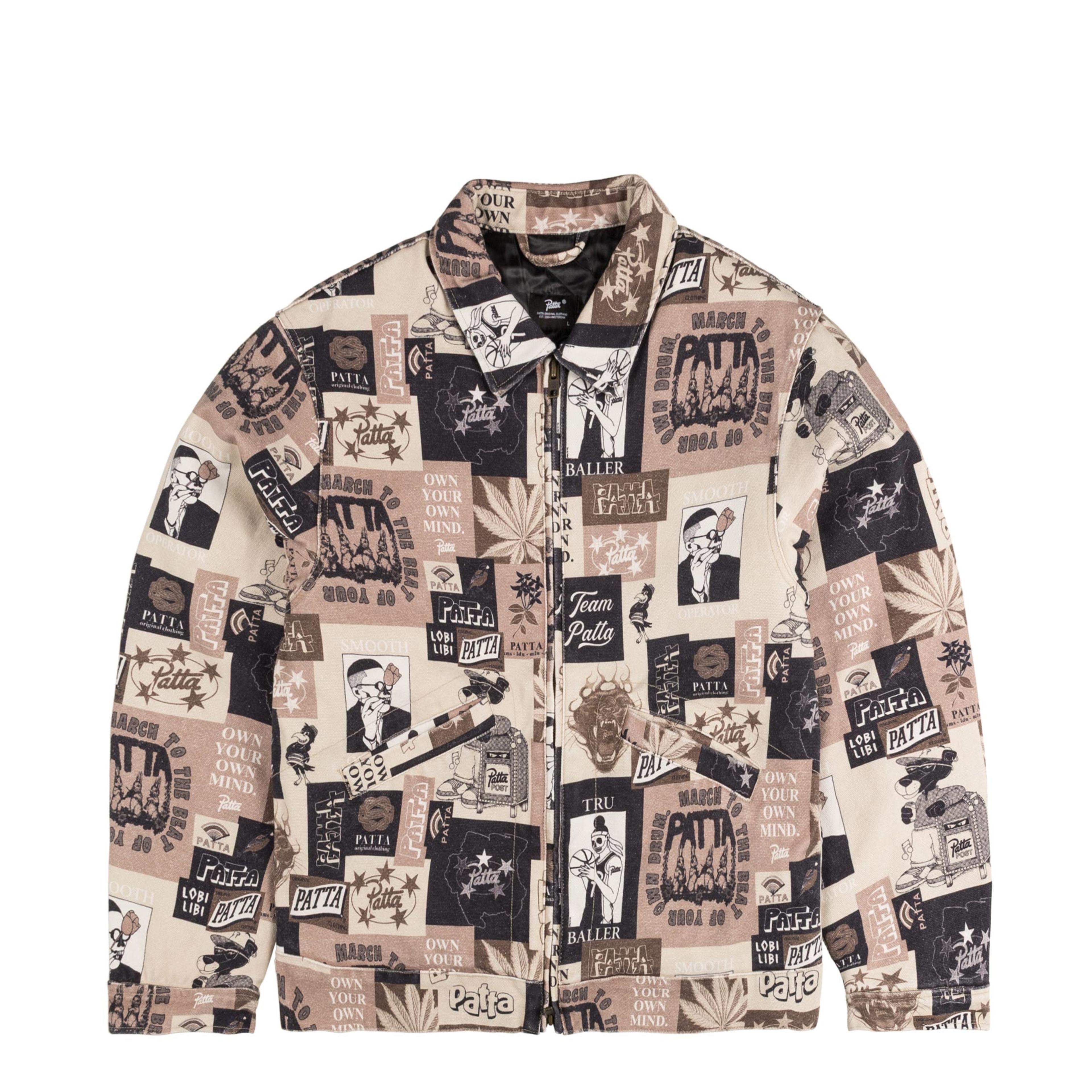 Patta Collage Insulated Canvas Jacket