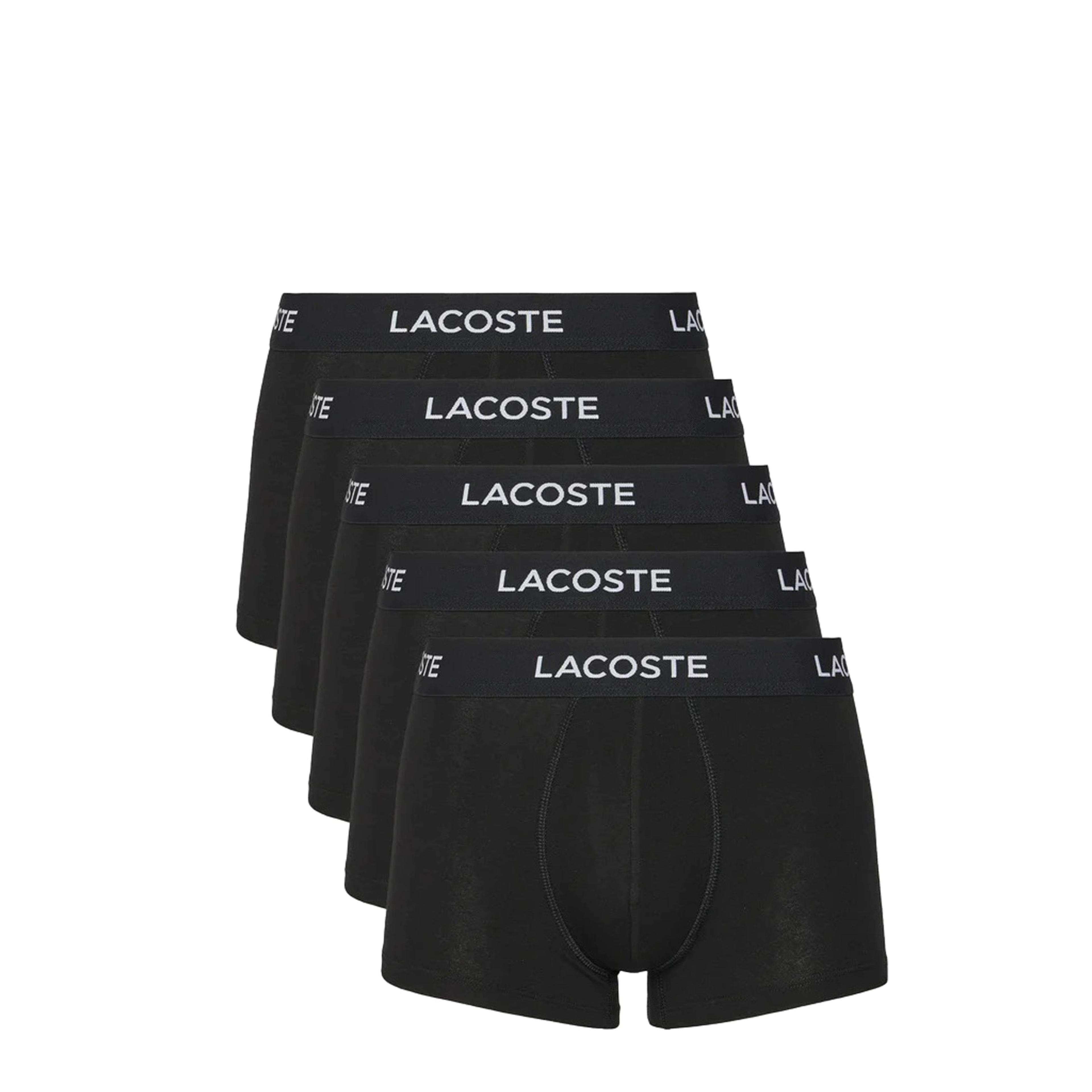 Lacoste 5-Pack Stretch Cotton Boxer Briefs