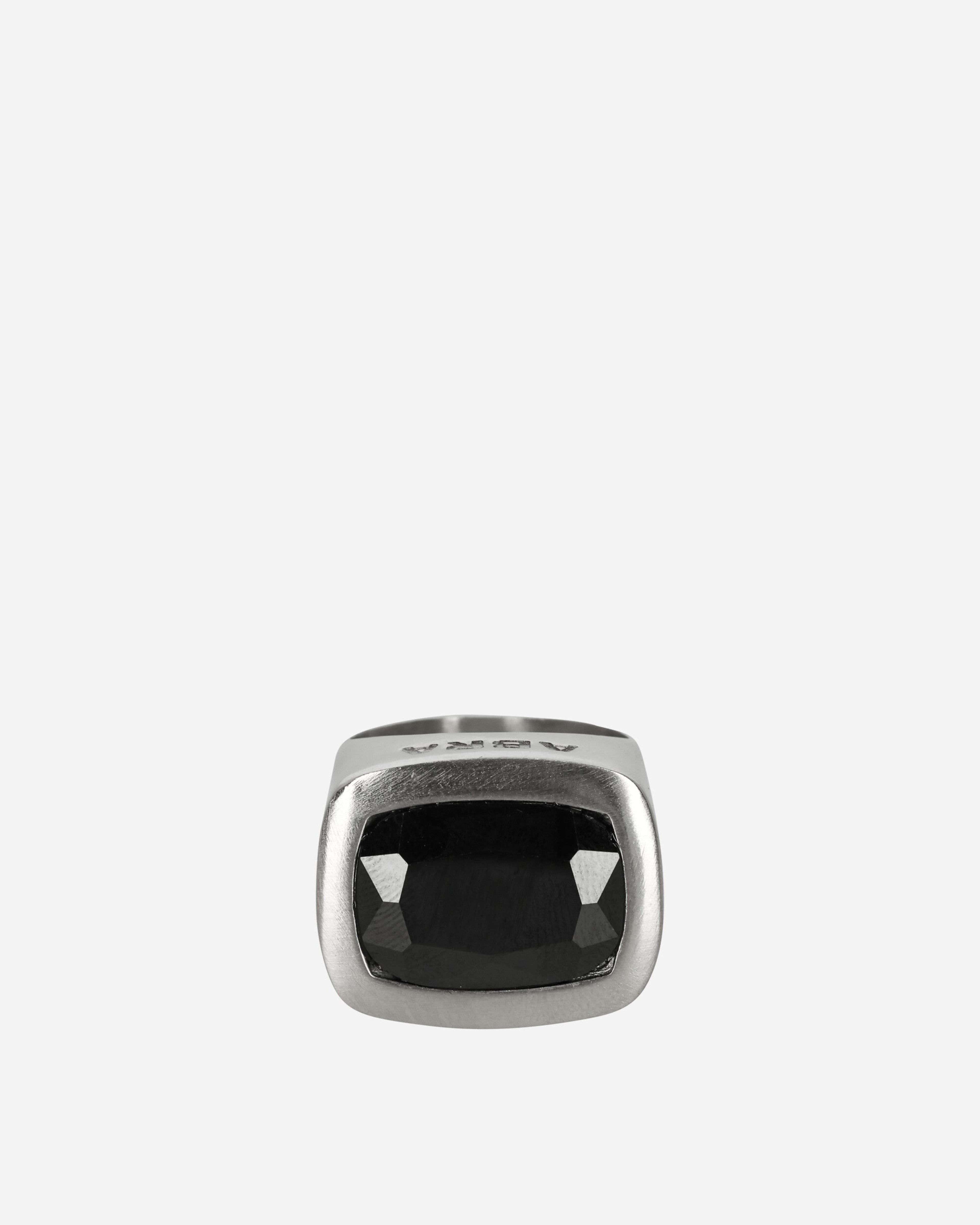 Stone Ring Silver / Black