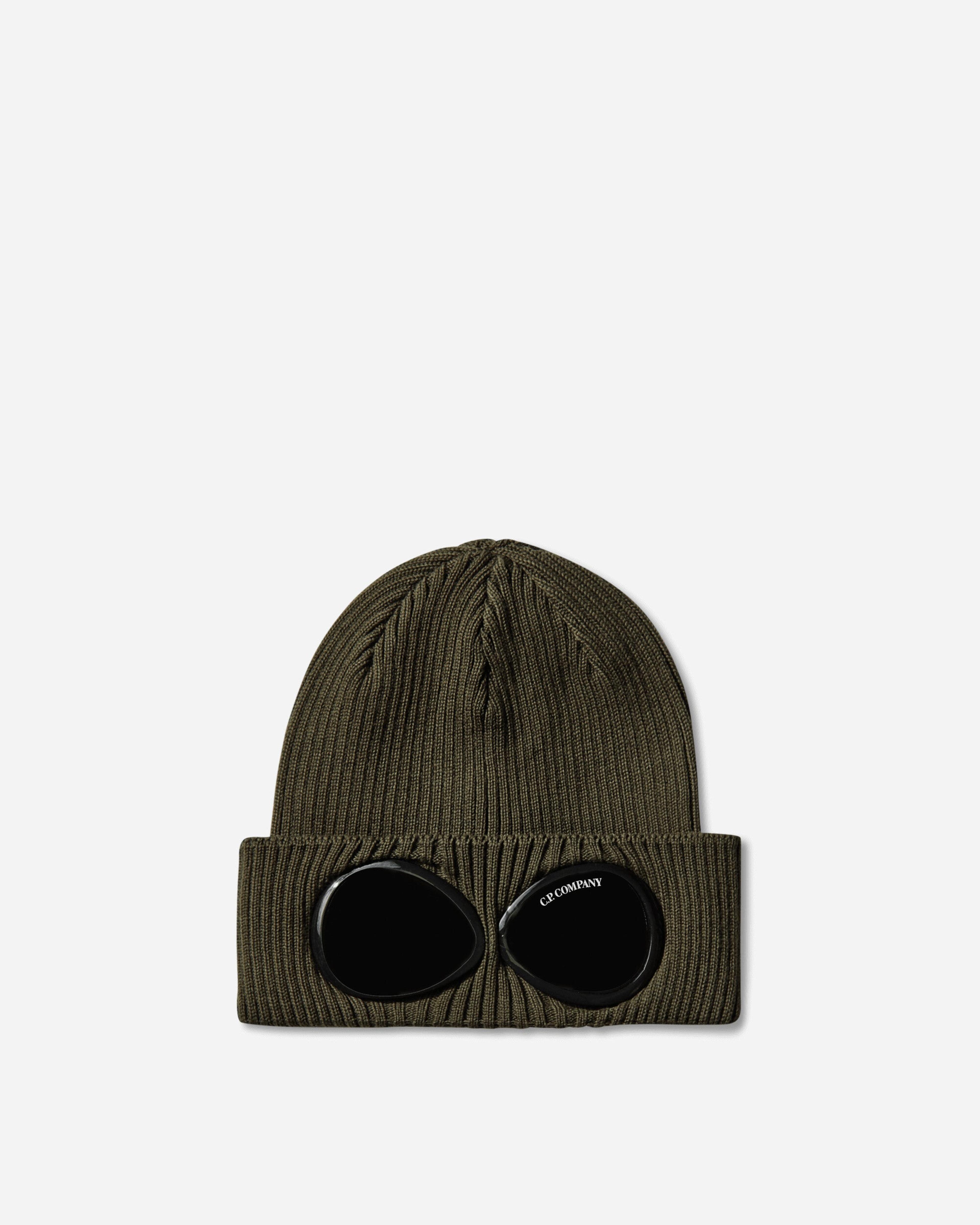 Cotton Goggle Beanie Ivy Green