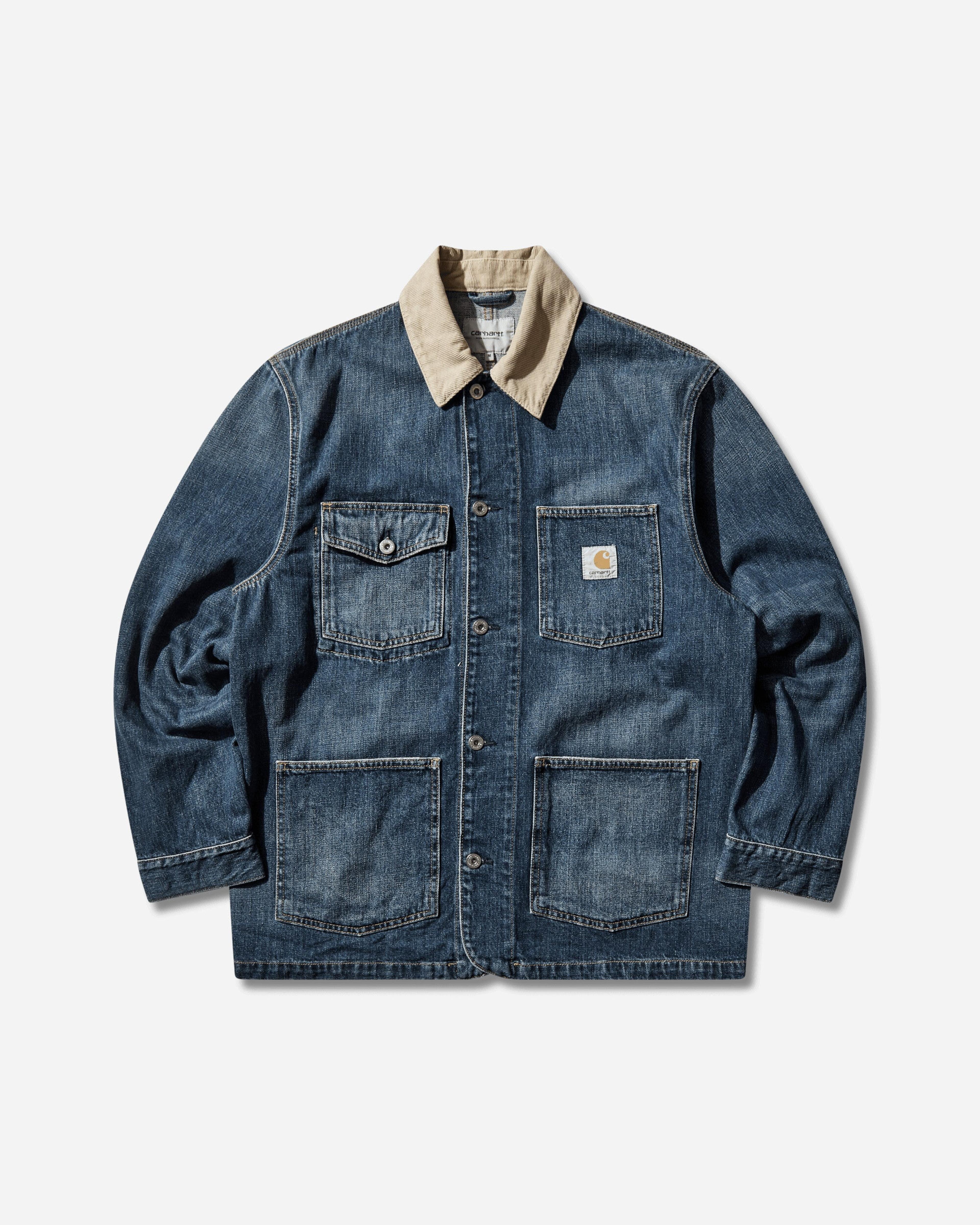 Men's Warren Chore Coat Blue / Dusty H Brown (Dark used)