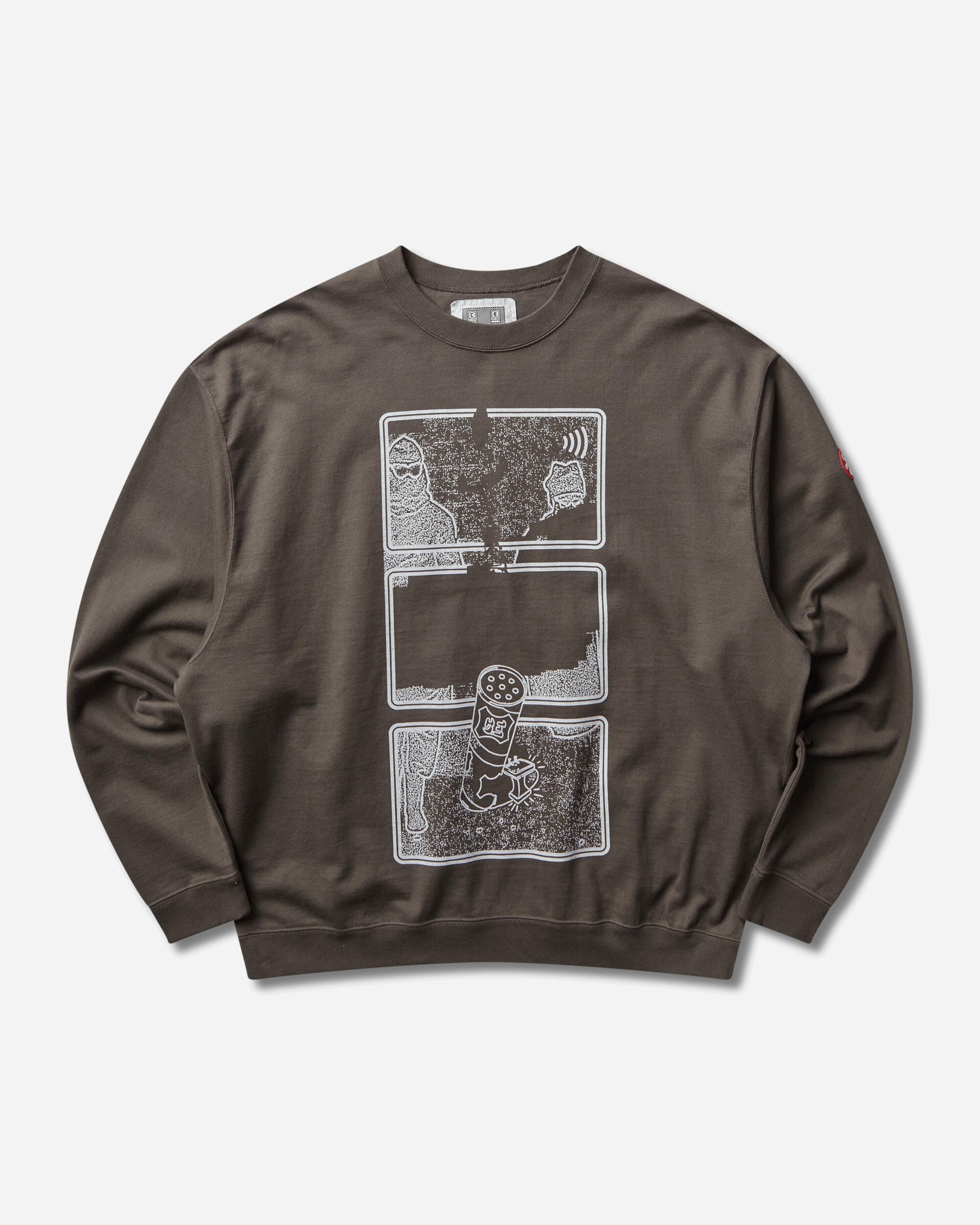 Men's MD Clean Room Light Big Crewneck Sweatshirt Charcoal