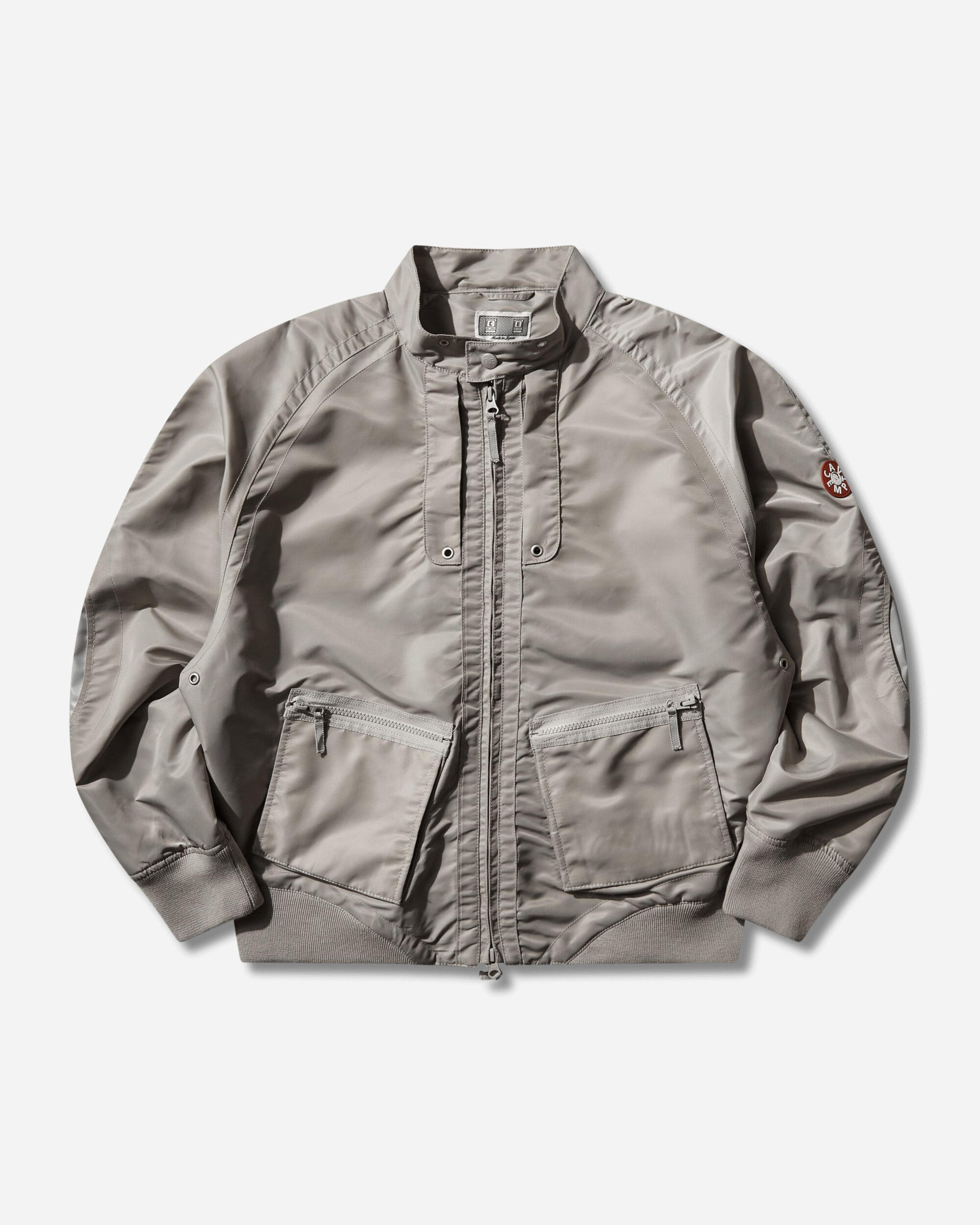 Men's Design Nylon Zip Jacket Grey