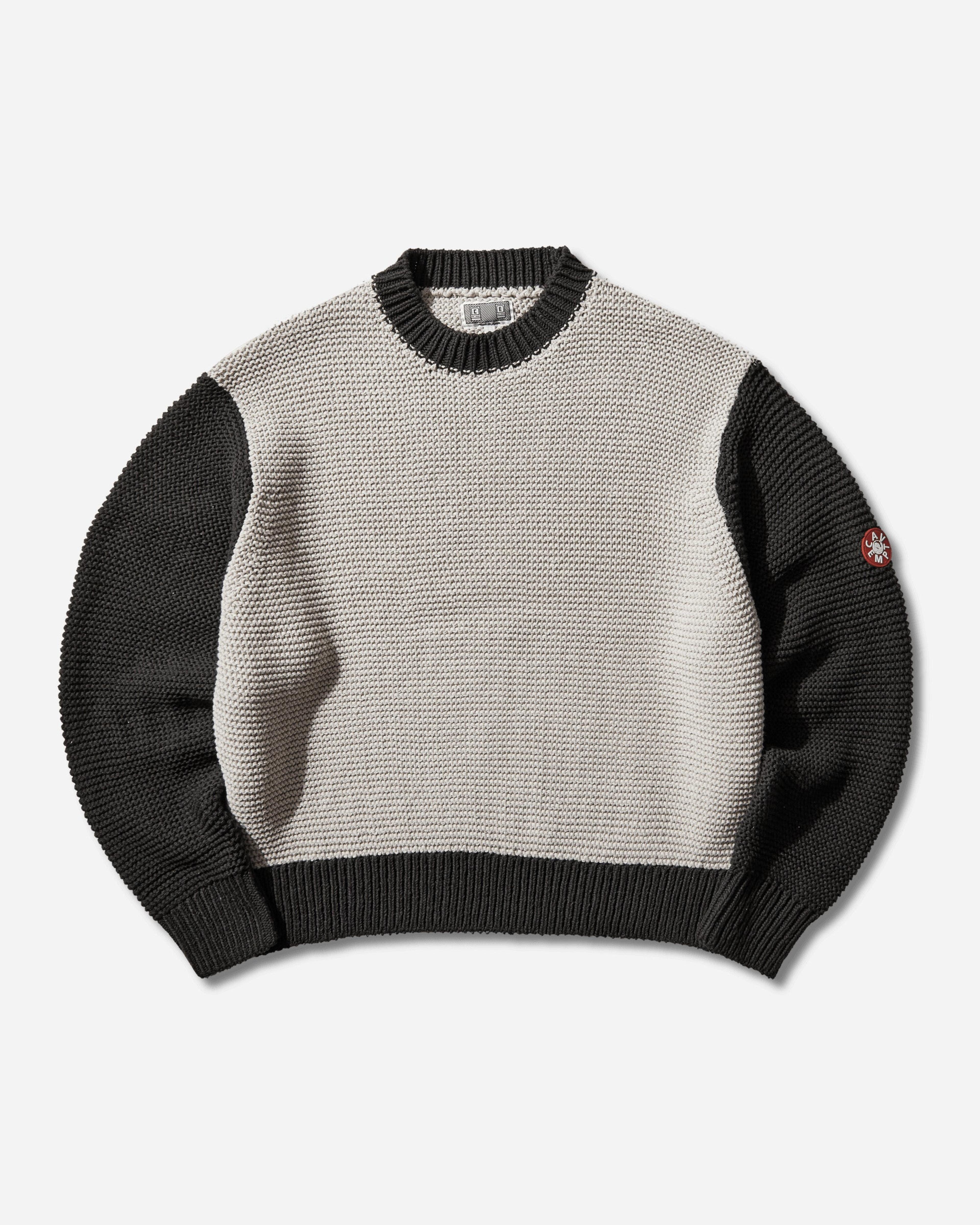 Men's Coloured Cotton Knit Sweater Grey