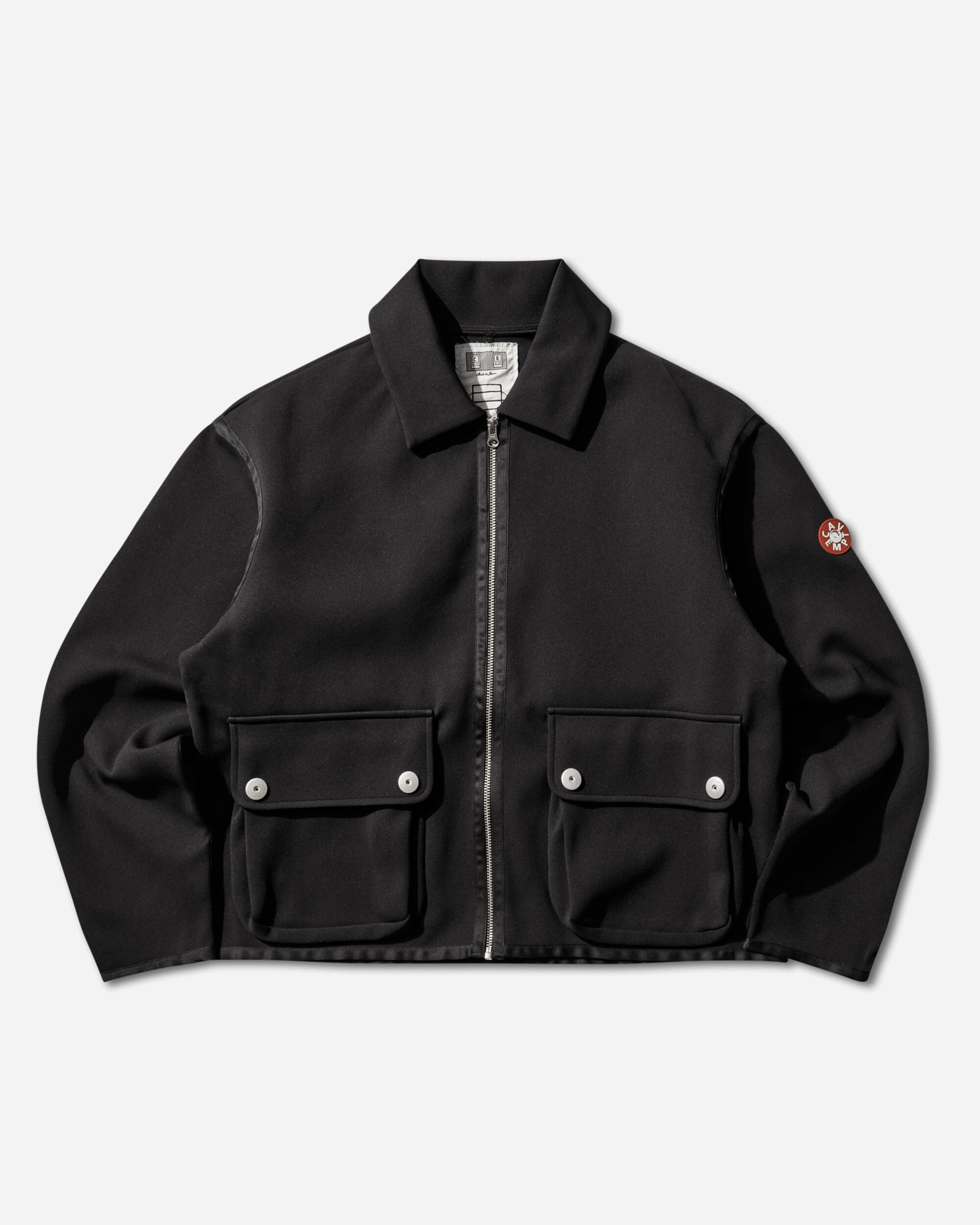 Men's Smooth Zip Up Jacket Black