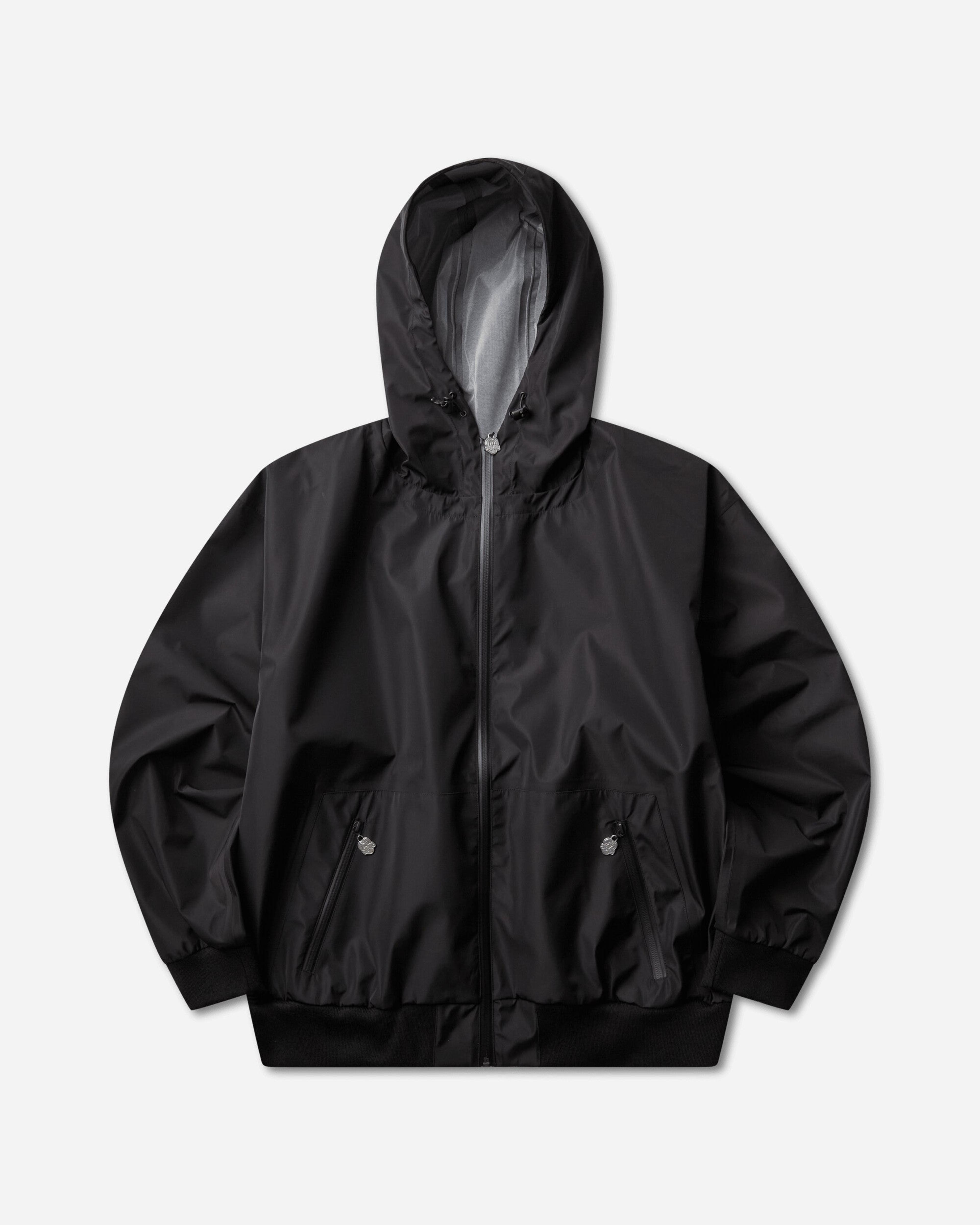 Men's Reflective Finesse Pup Performance Rain Jacket Black