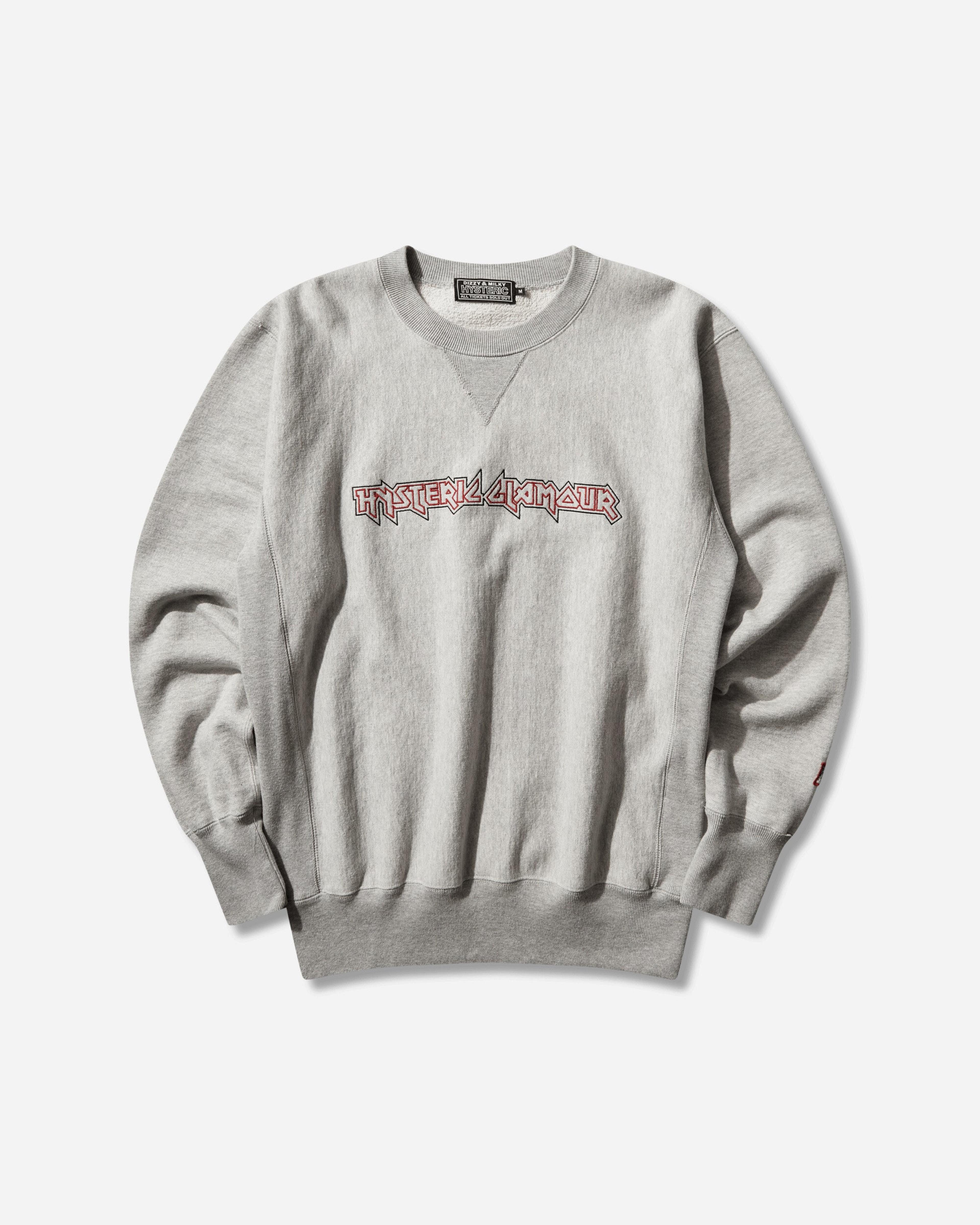 Men's Maiden Logo Embroidered Sweatshirt Grey