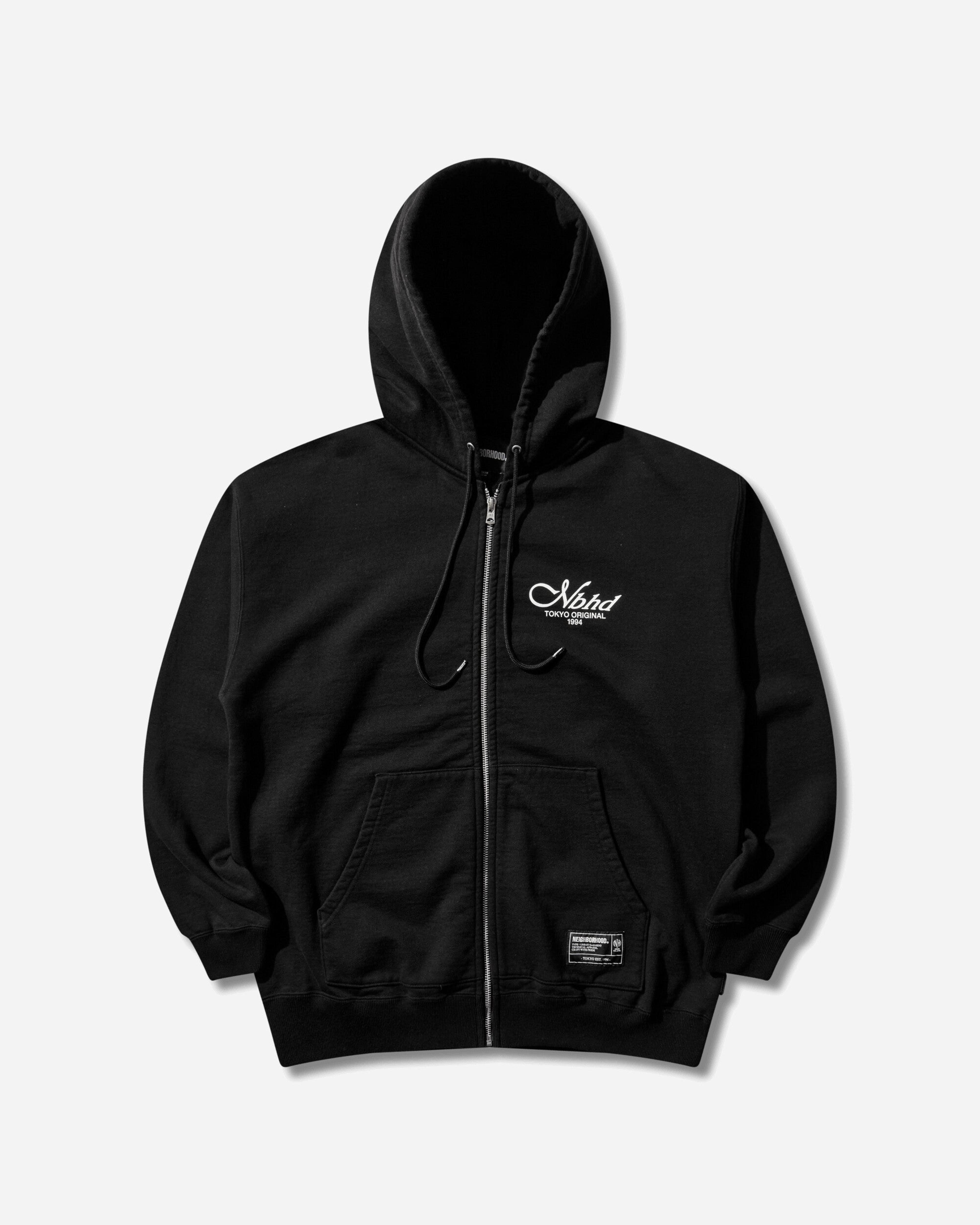 Men's Staple Sweat Zip Hoodie Black