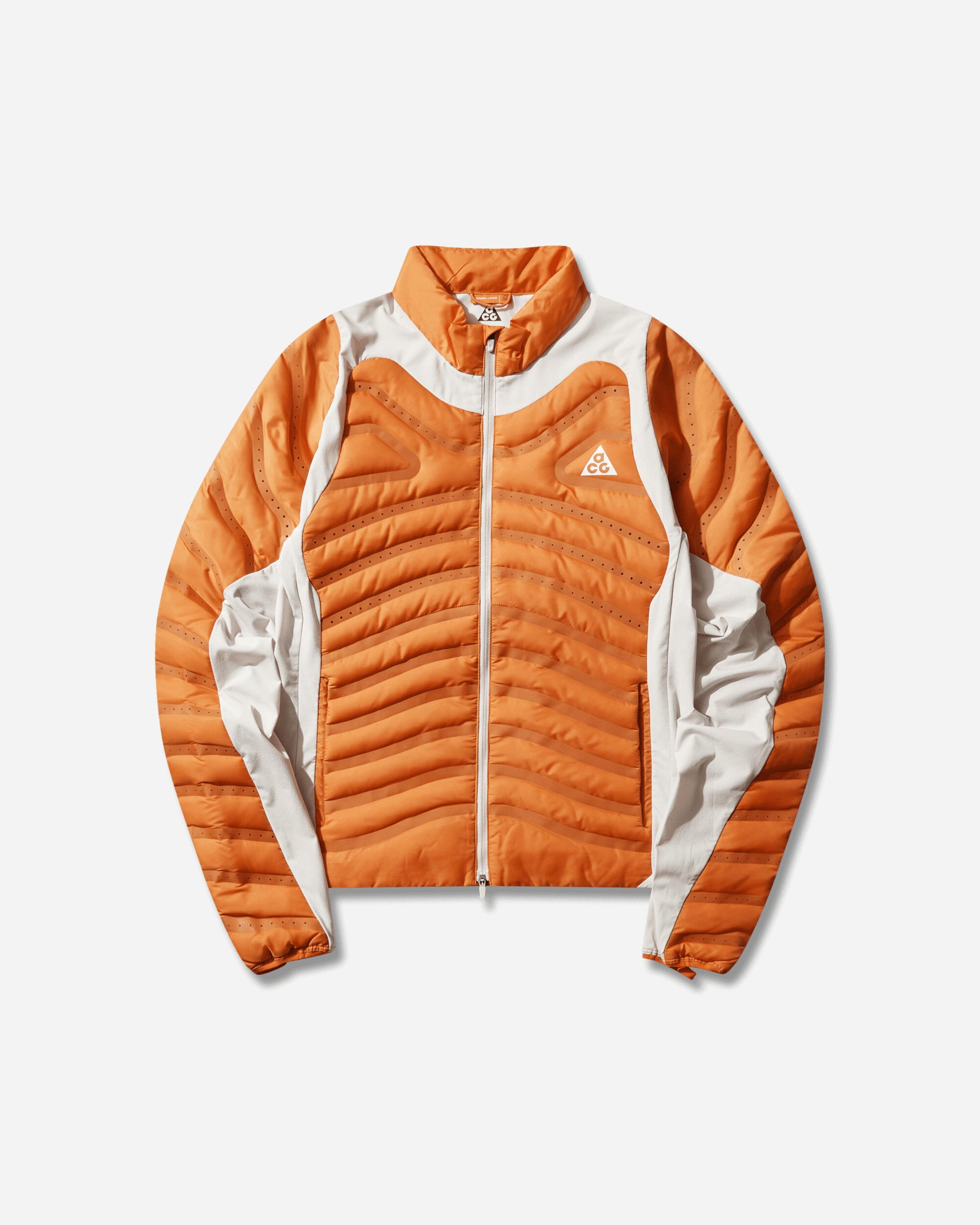 Women's ACG 'Lava Loft' Therma-FIT Trail Running Jacket Safety Orange / Light Orewood Brown