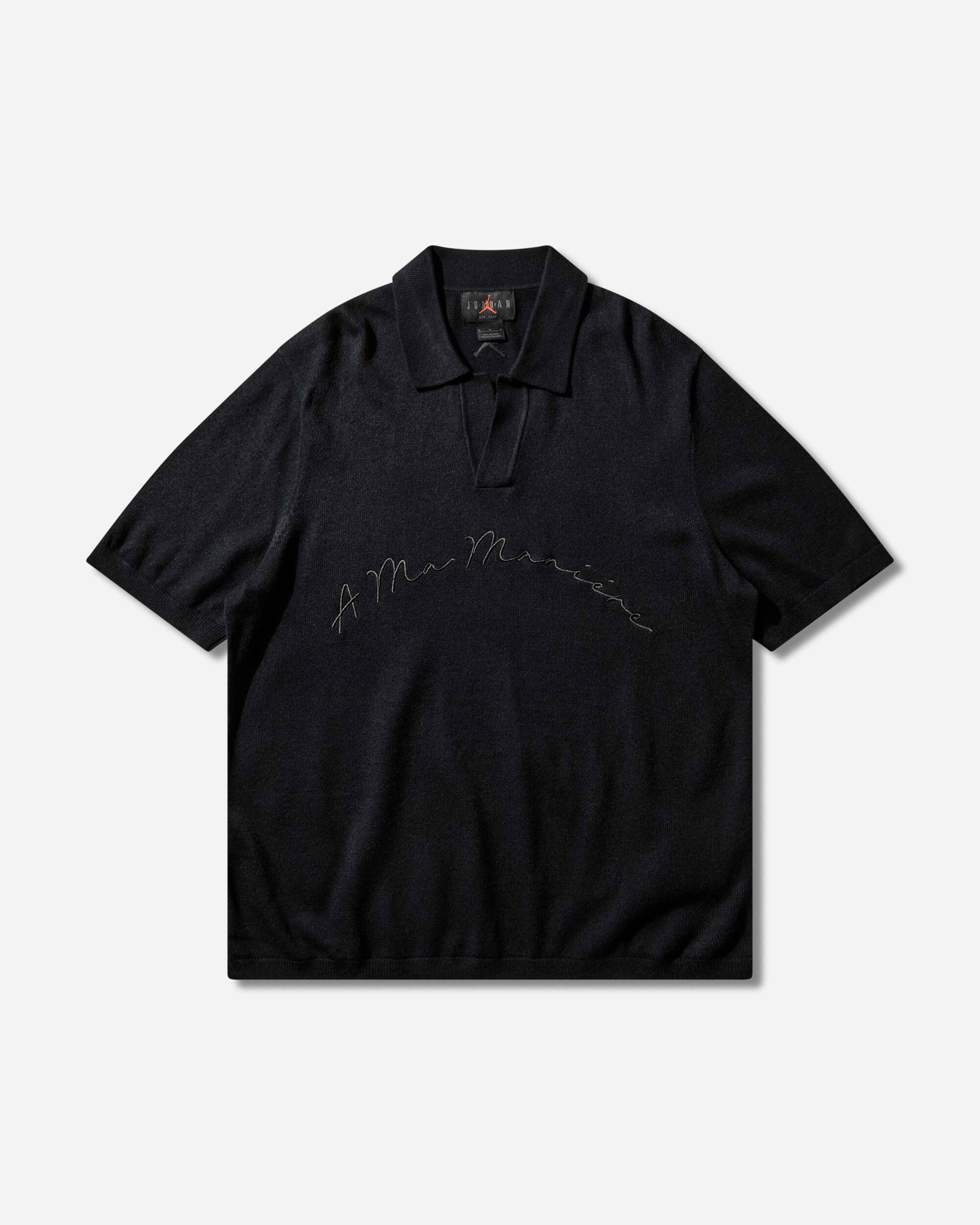 Men's A Ma Maniére Knit Polo Black