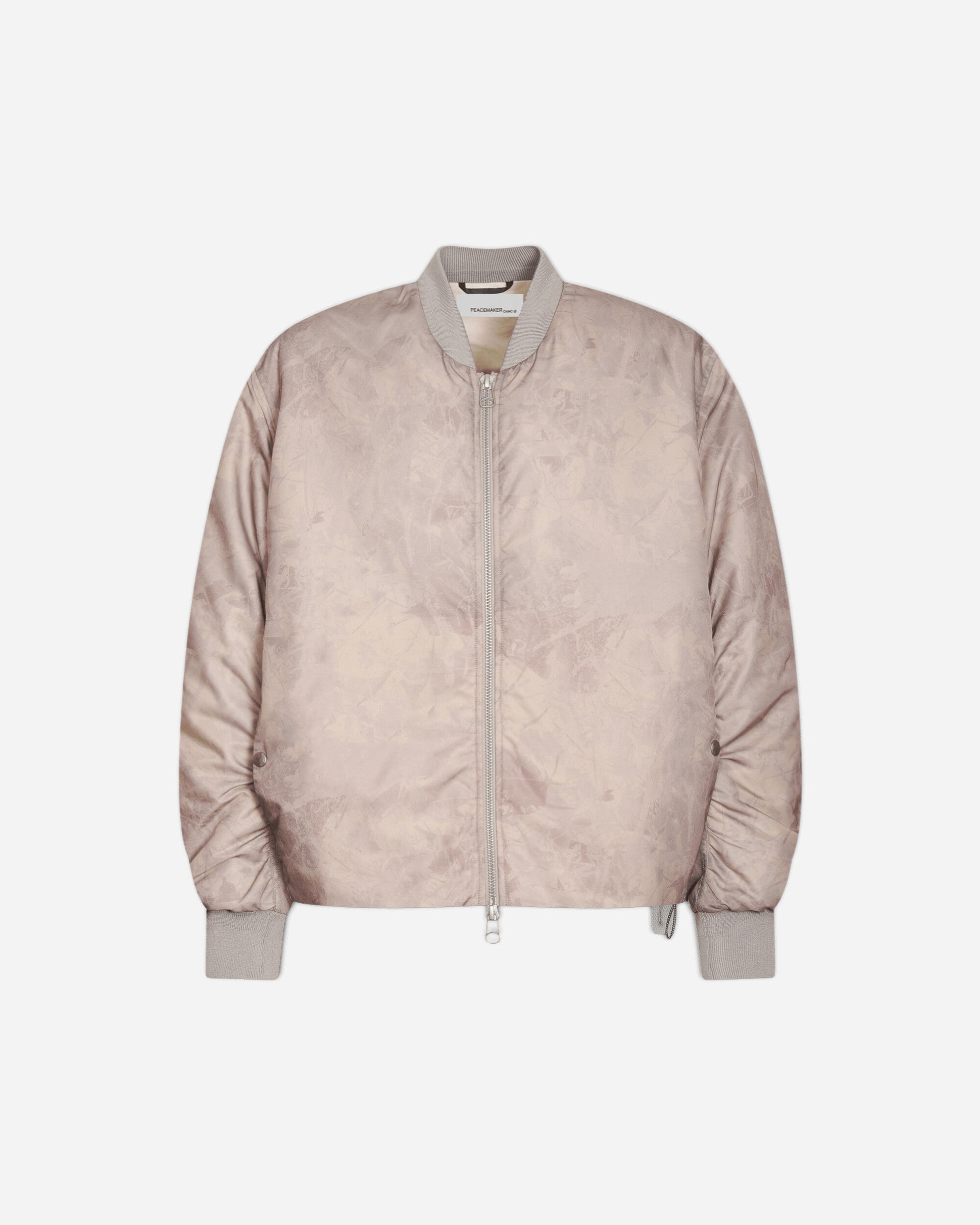 Men's Minimal Bomber Jacket Foliage Print