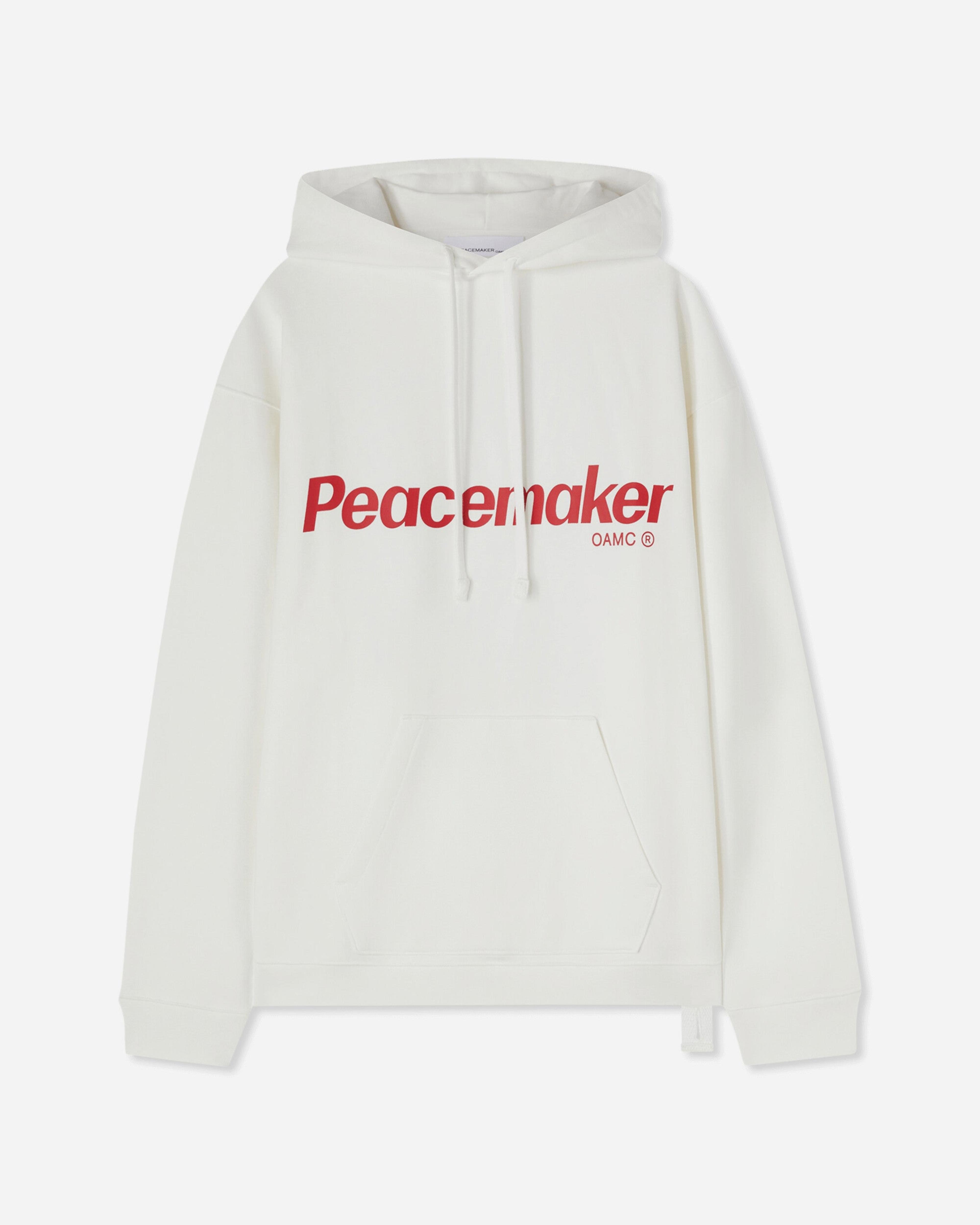 Men's Flower Loose Fit Hoodie Snow White