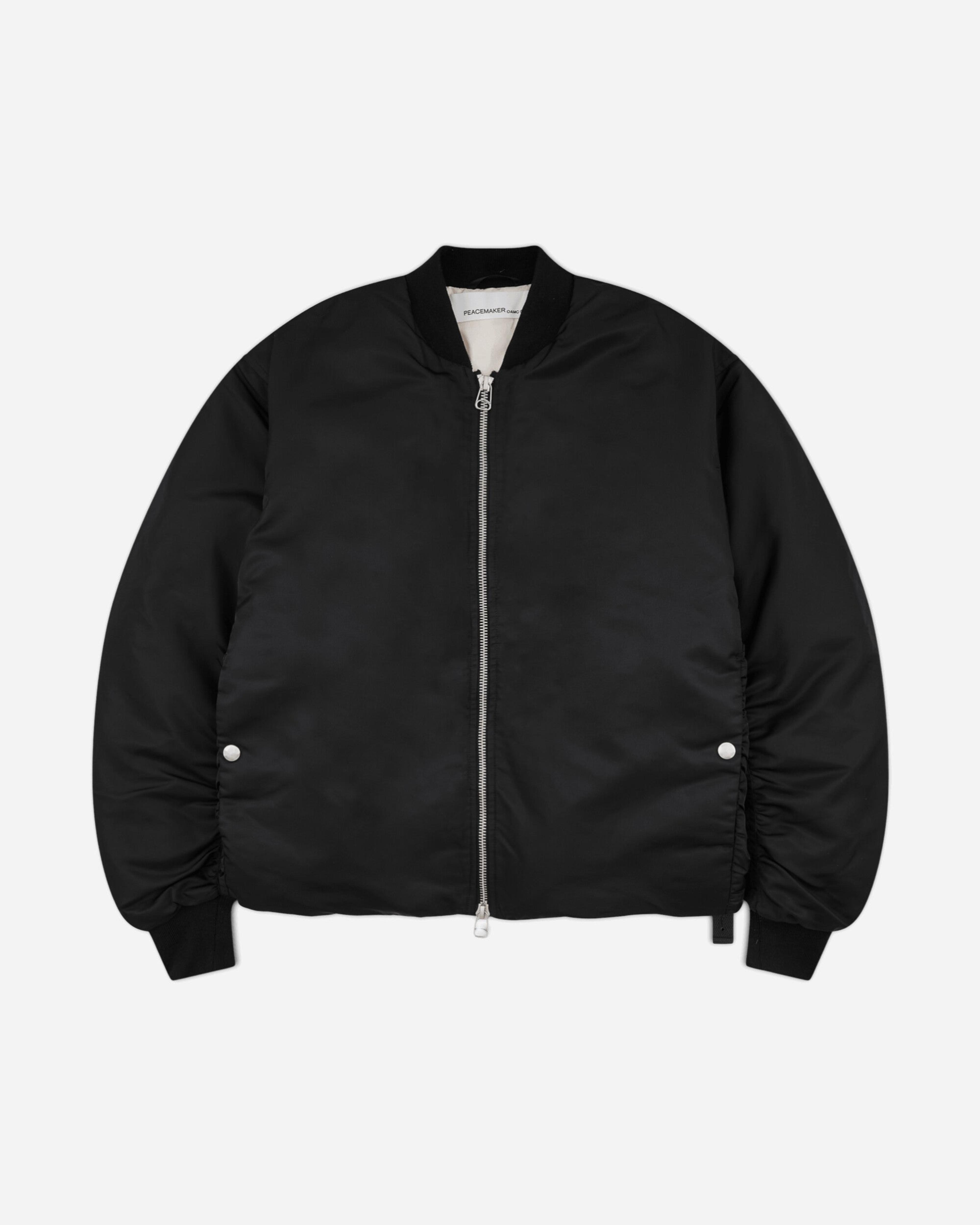 Men's Minimal Bomber Jacket Black