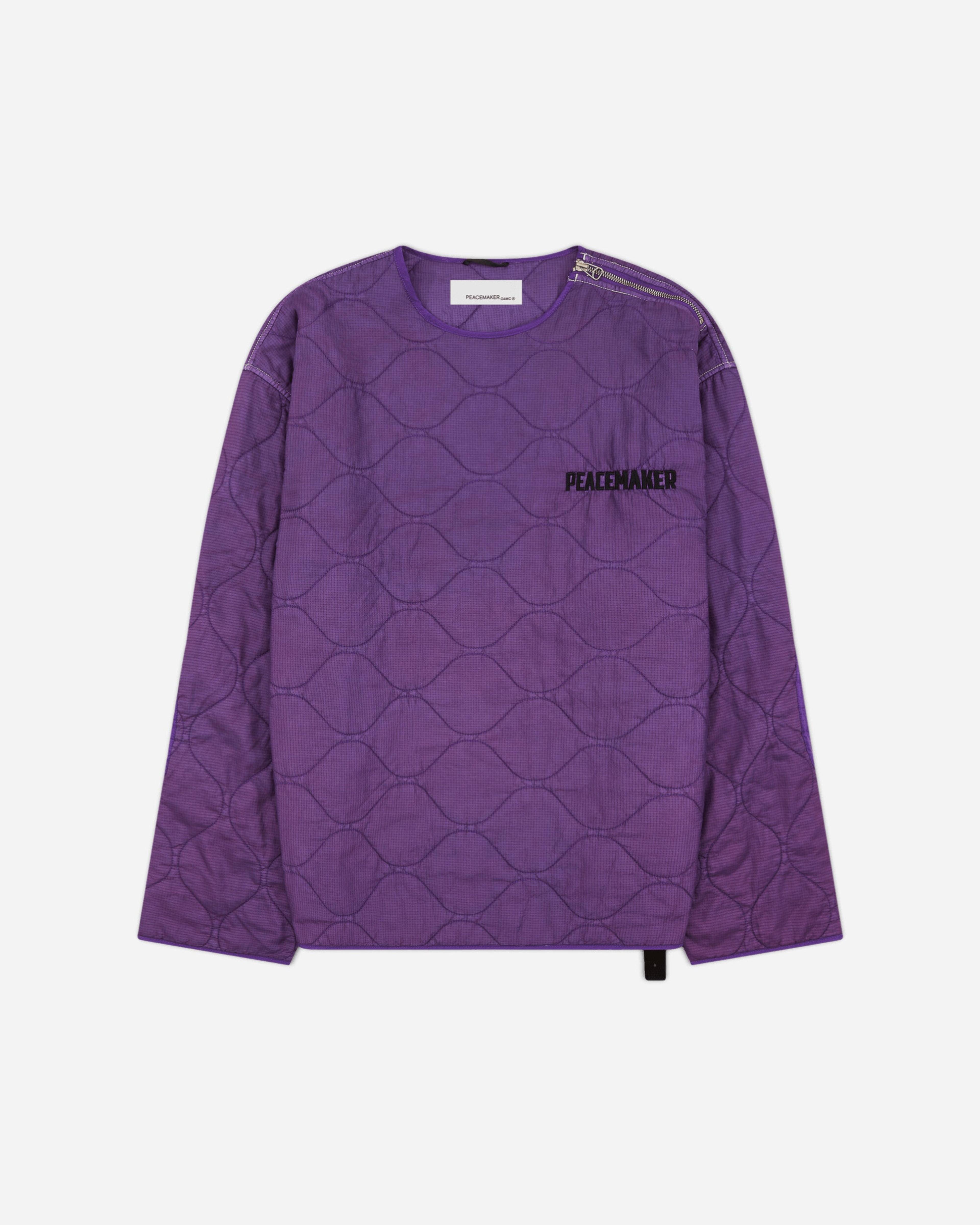 Men's Shoulder Zip Liner Purple
