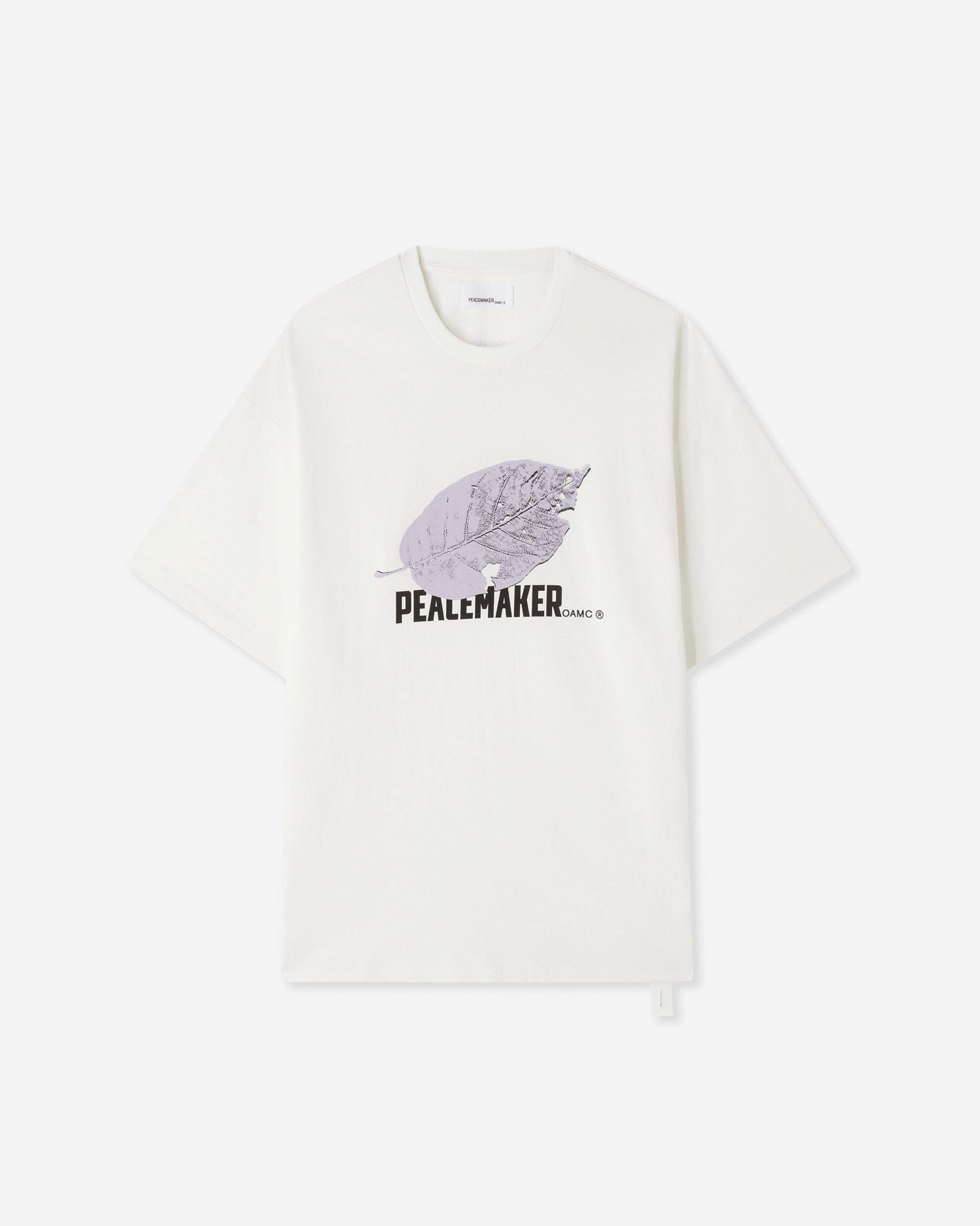 Men's Leaf T-Shirt Snow White