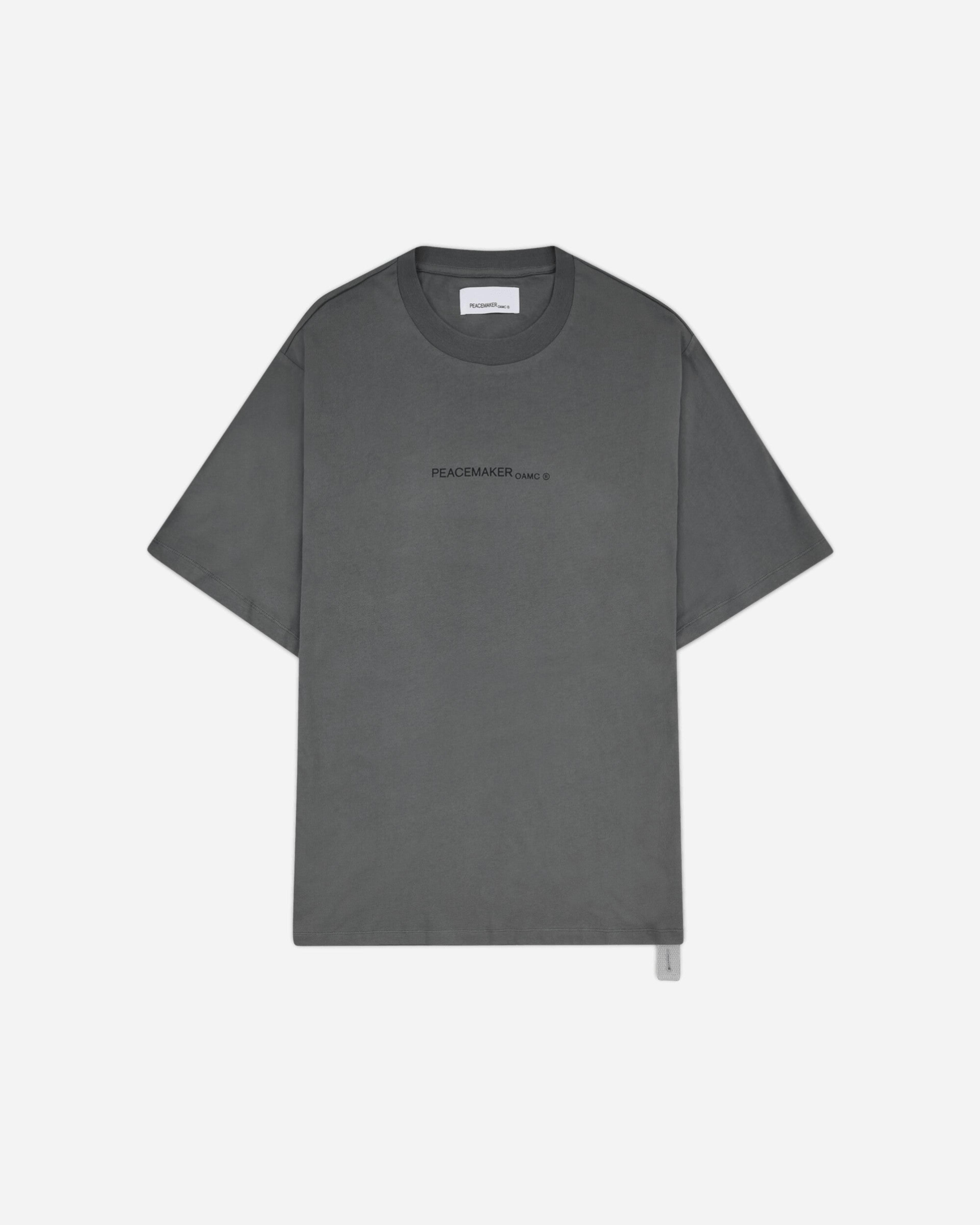 Men's Birds Print Regular Fit T-Shirt Grey