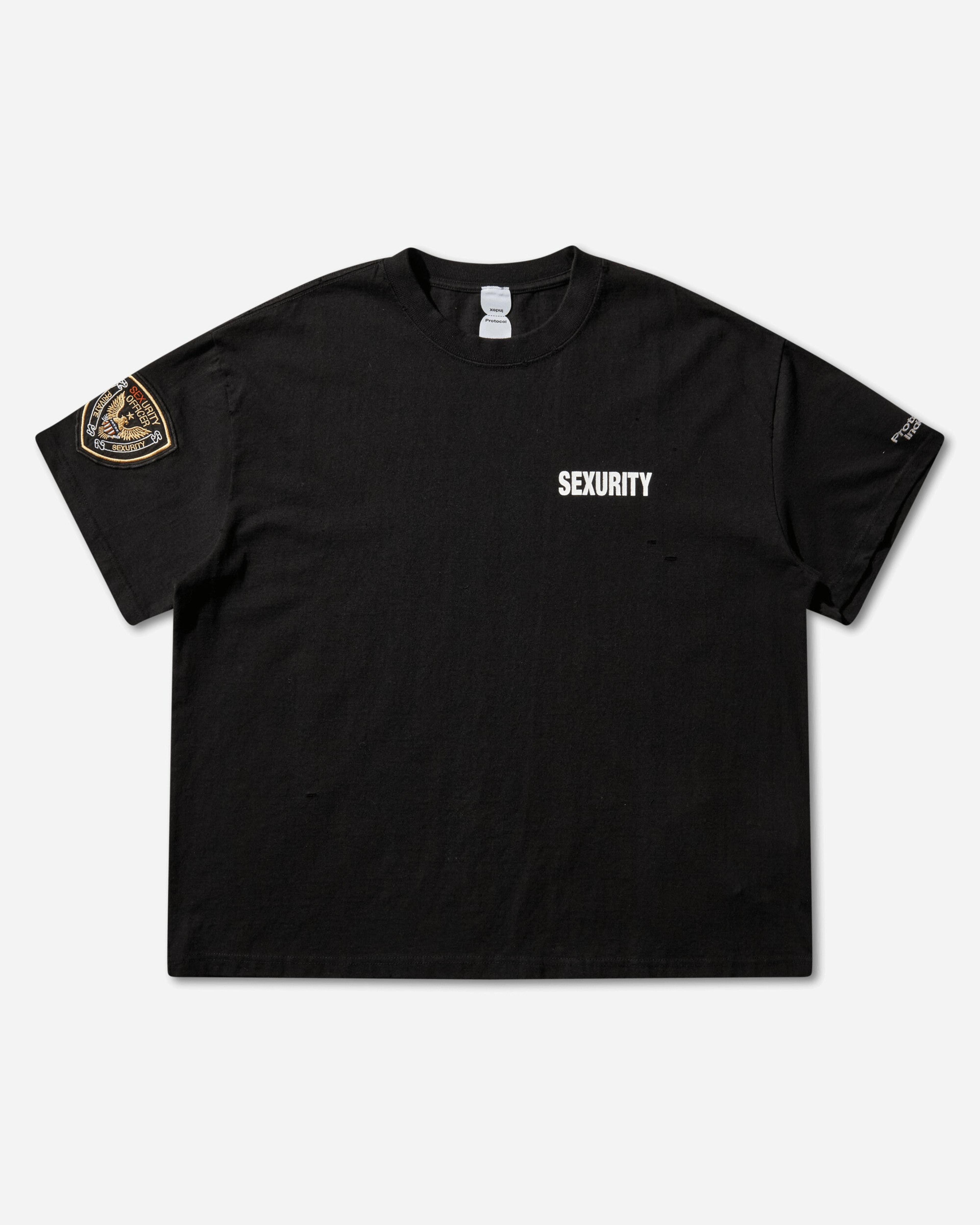 Sexurity T-Shirt Washed Black