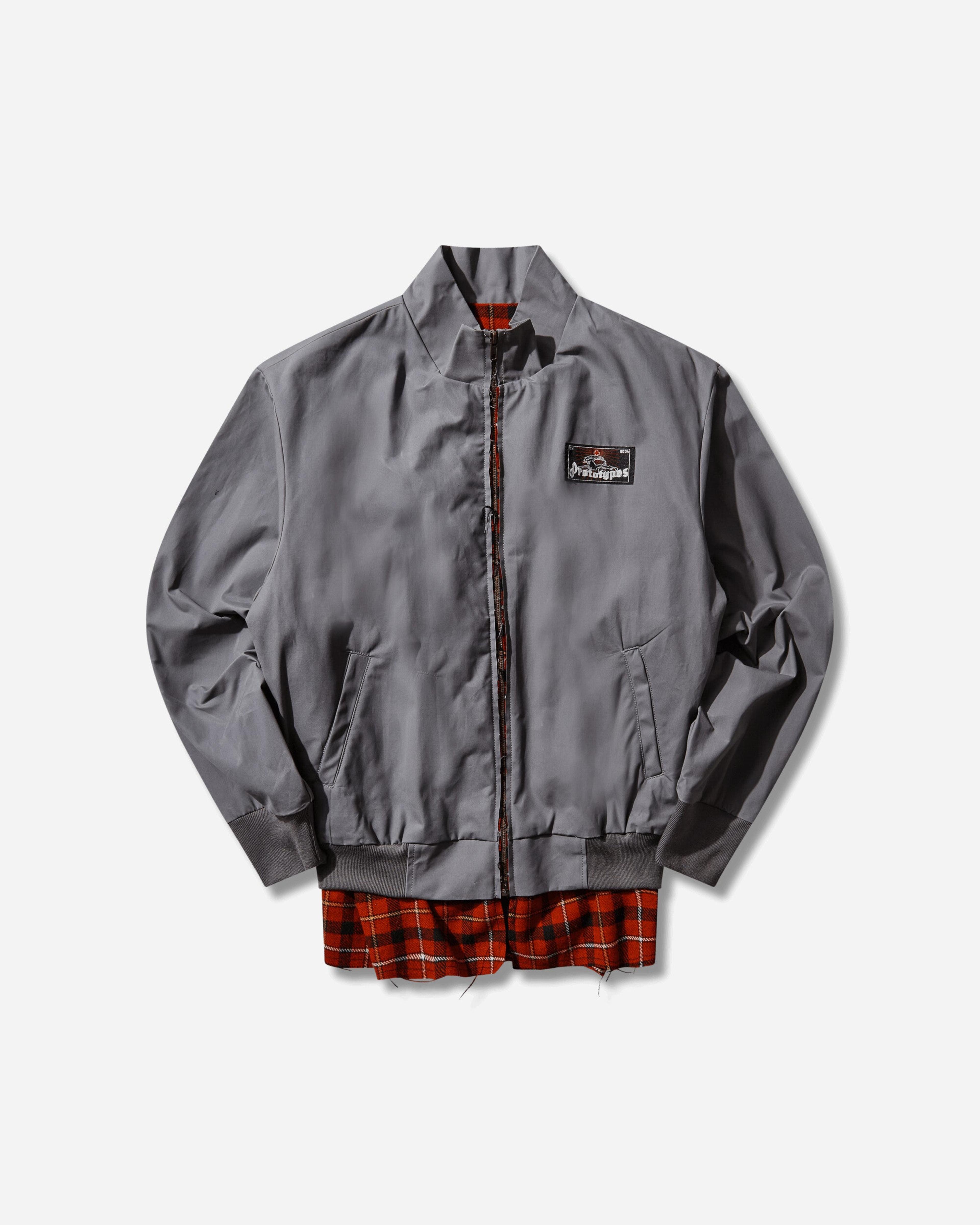 Waxed Harrington Jacket Grey