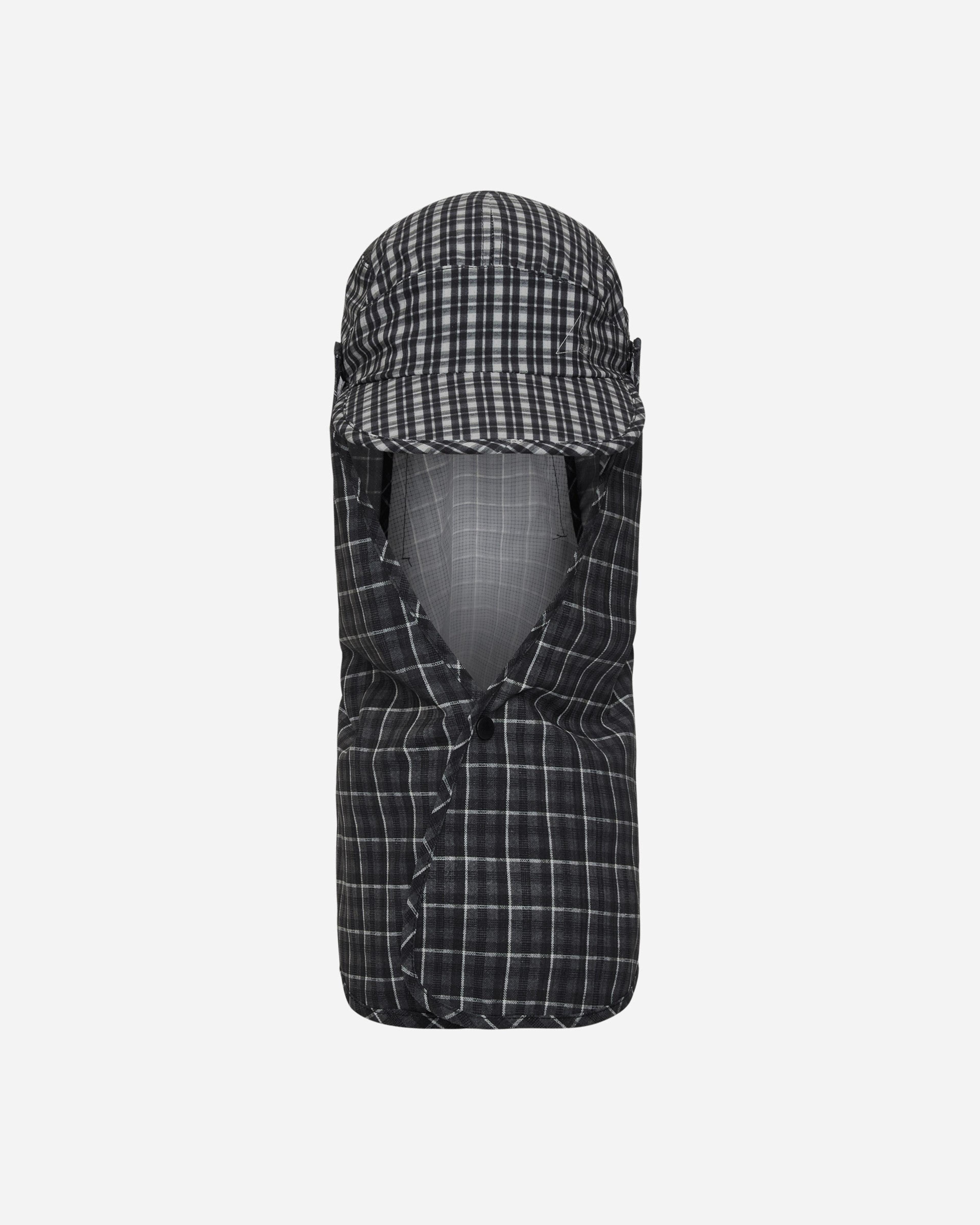 Aair Floweave Printed Check Desert Cap Anthracite