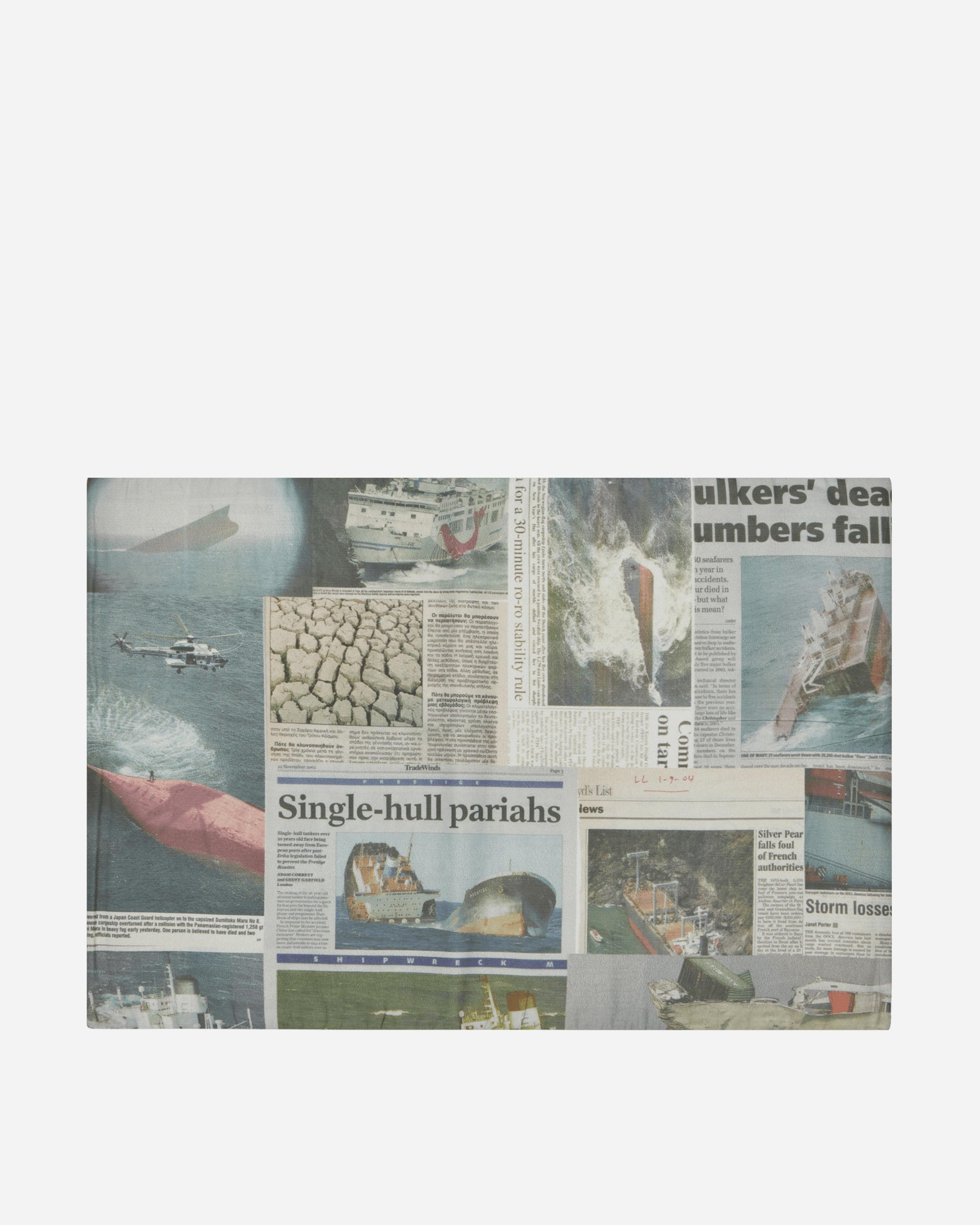 Newspaper Cut Place Mat Multicolor
