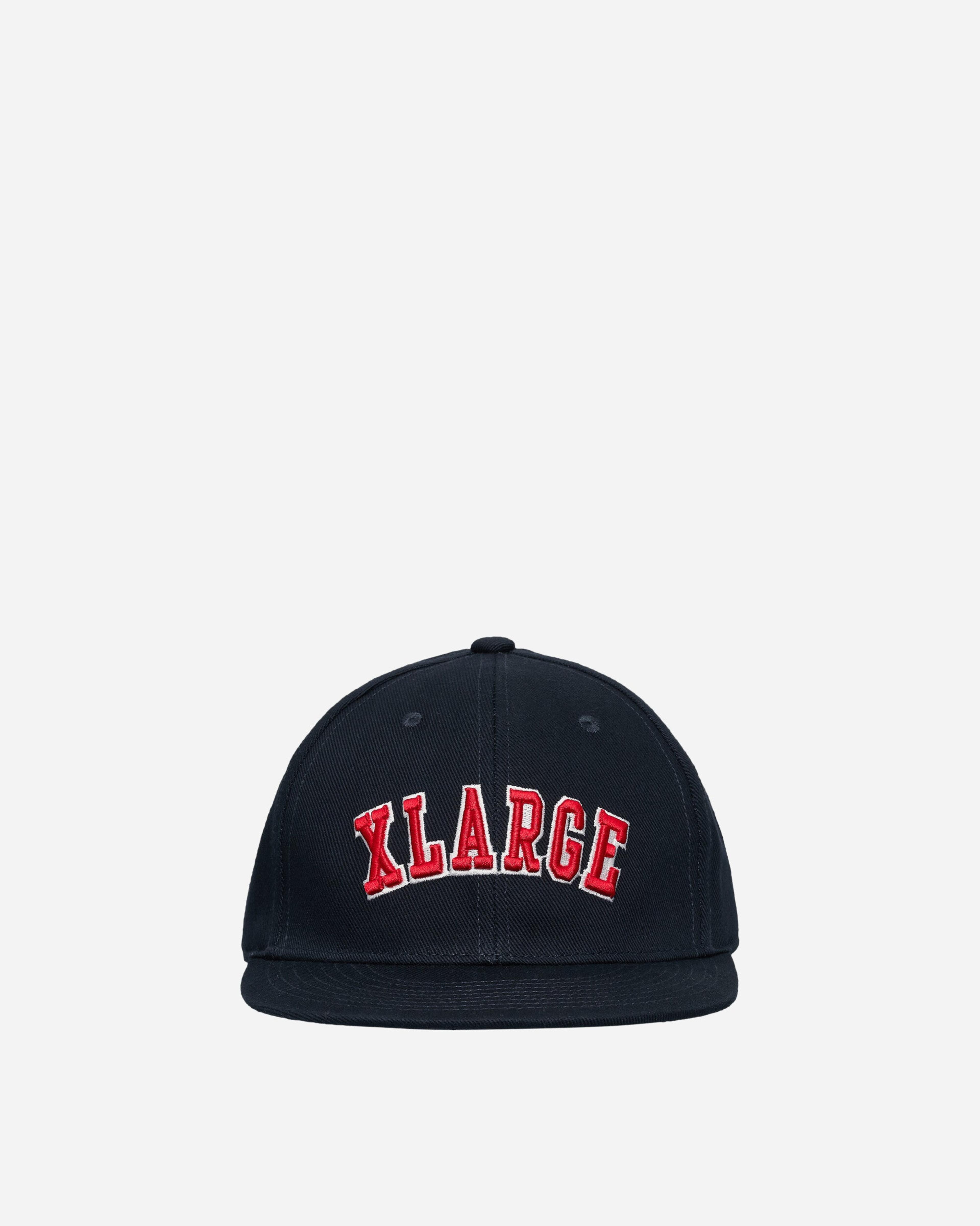 Round Logo Snapback Cap Navy