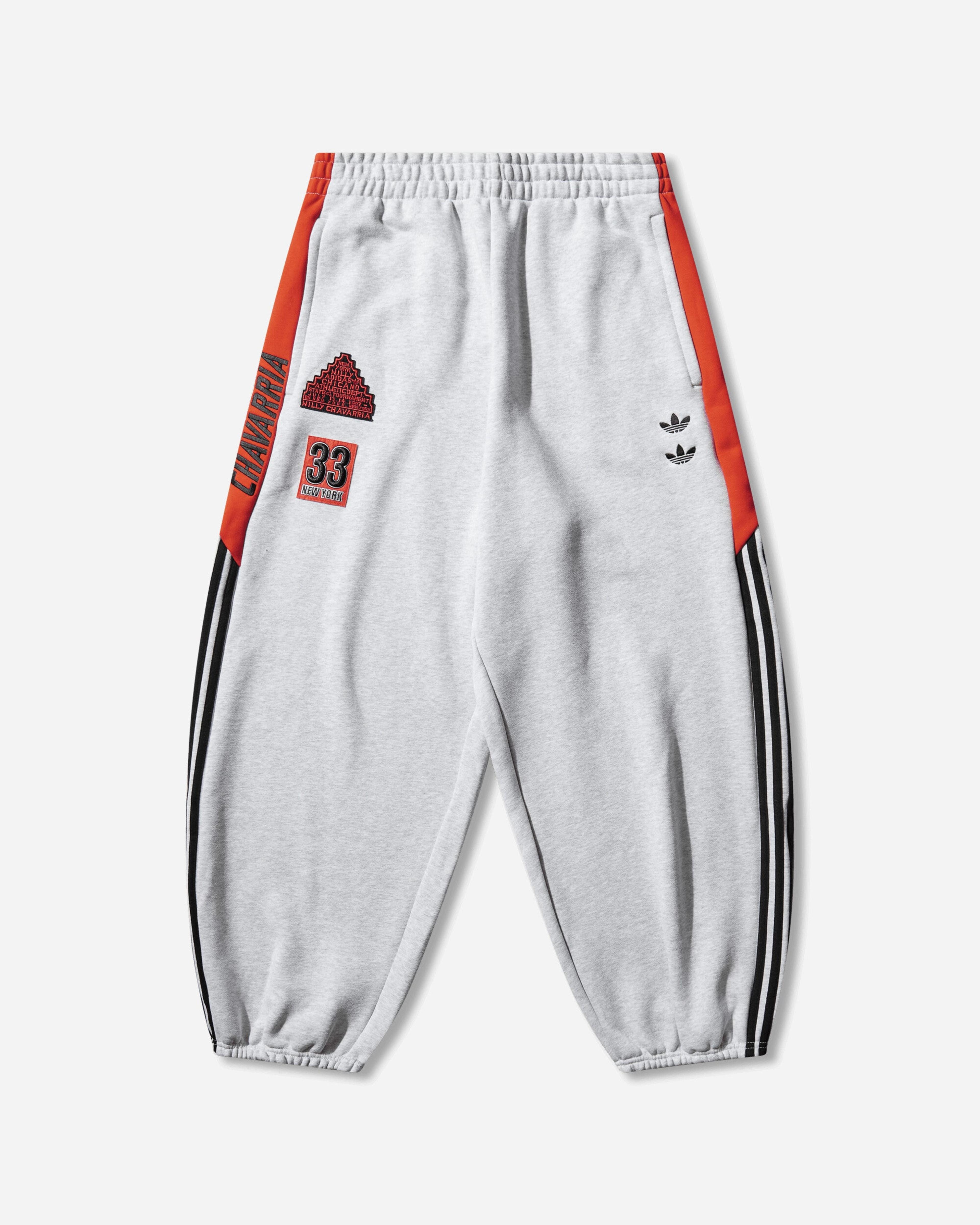 Men's Willy Chavarria NY Sweatpants Light Grey Heather