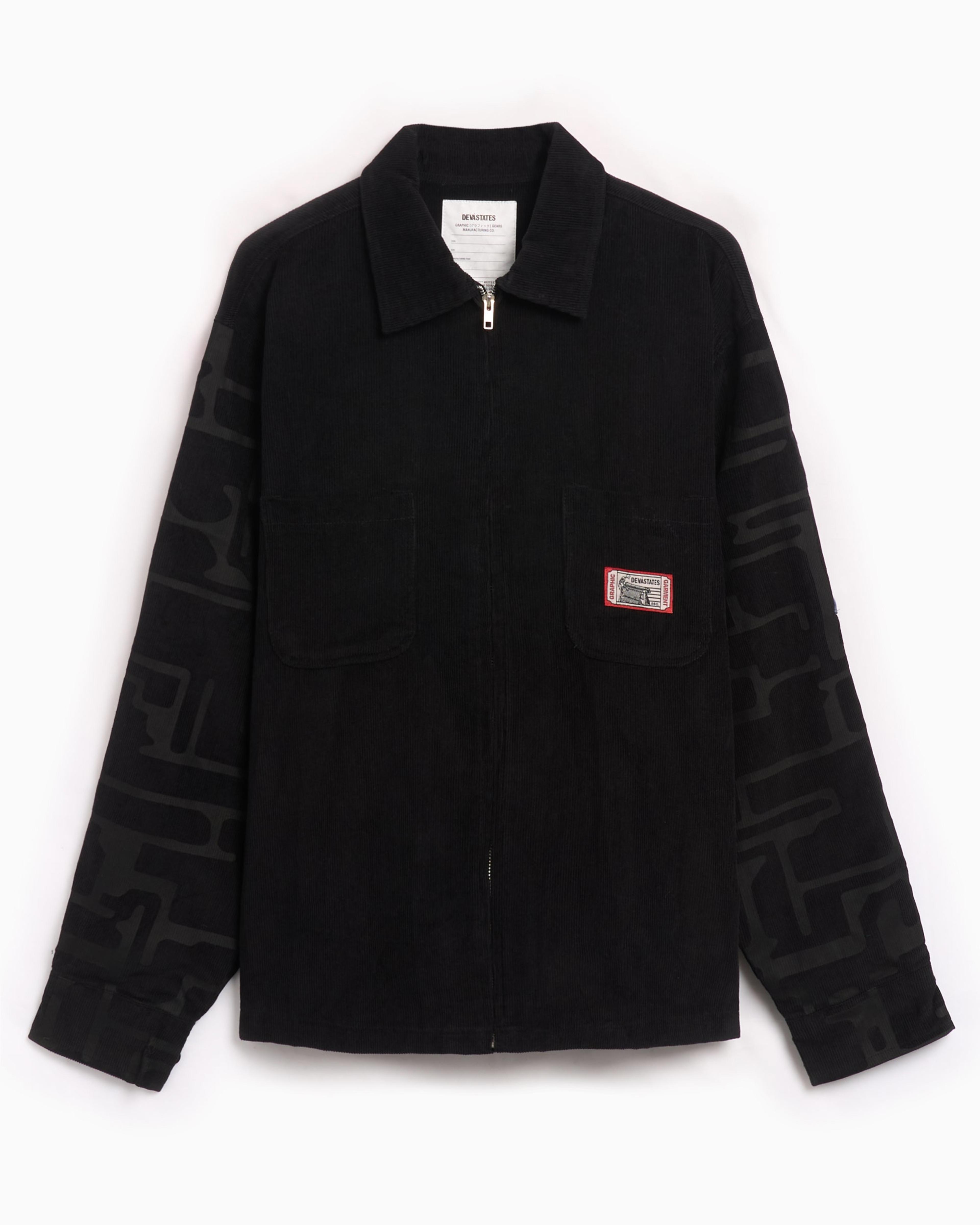 Chaqueta ligera DEVÁ STATES Circuit Men's Zip-Up Corduroy Jacket para hombre