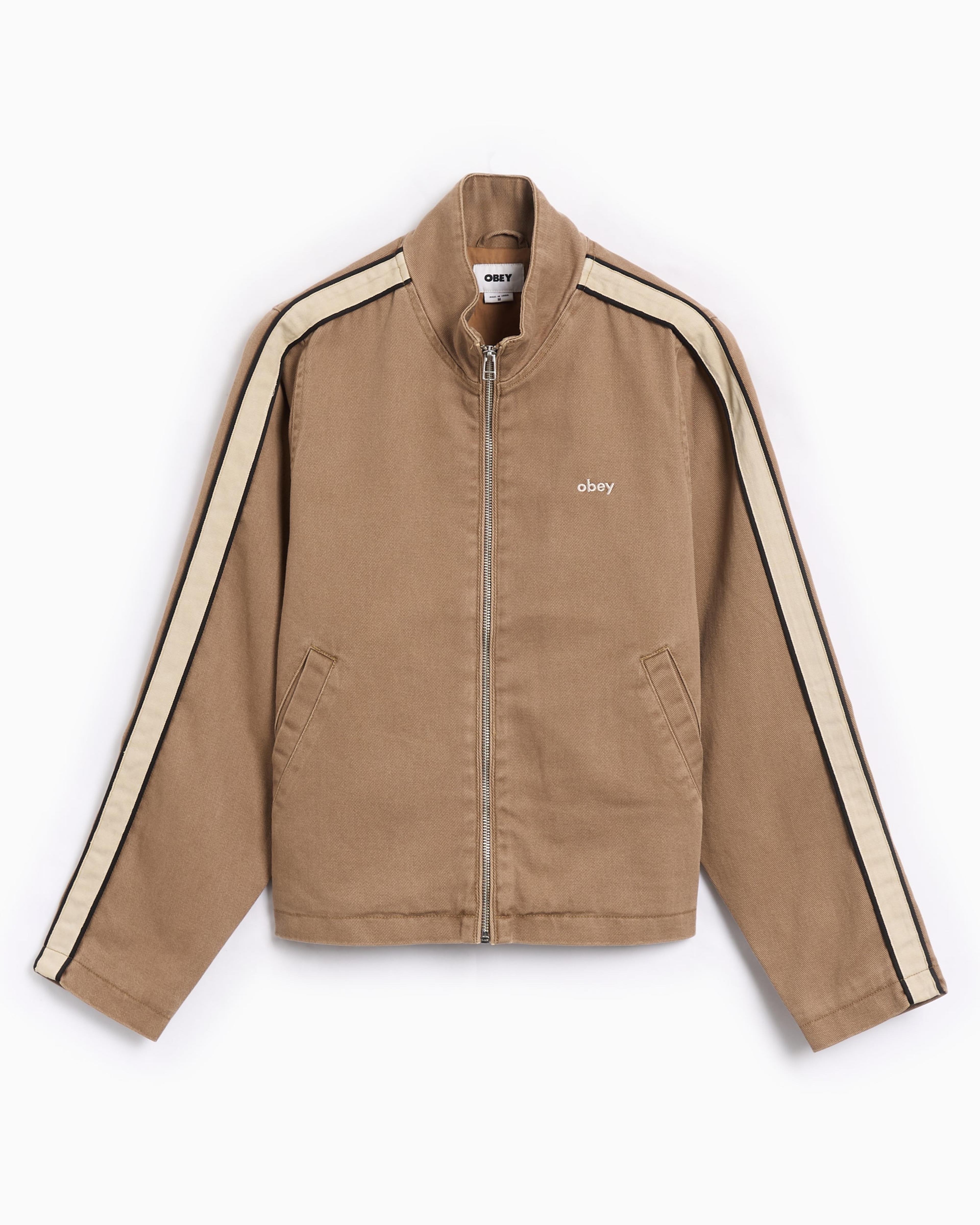 Chaqueta ligera OBEY Clothing Astrid Stripe para mujer