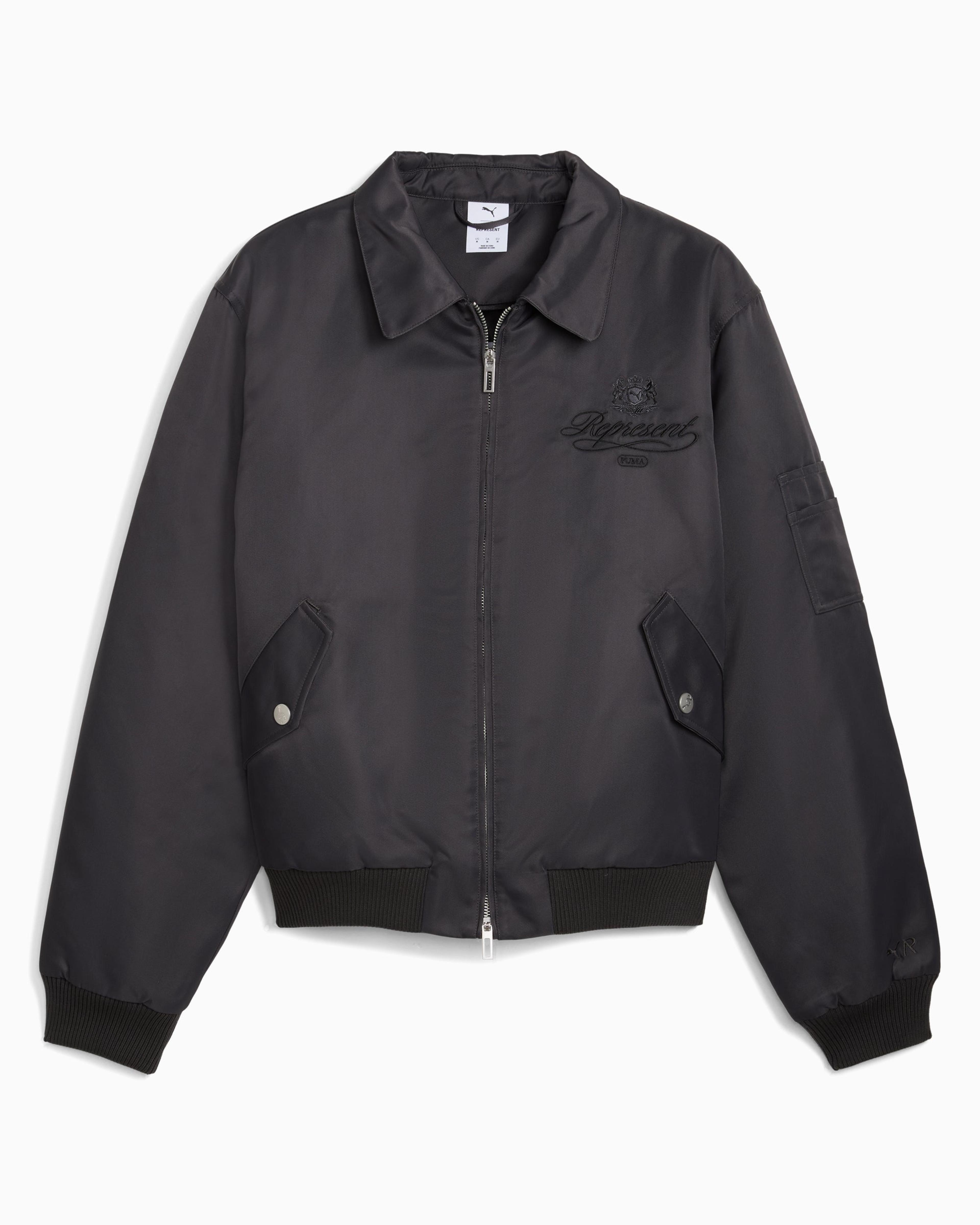 Bomber con logo Puma x REPRESENT Unisex