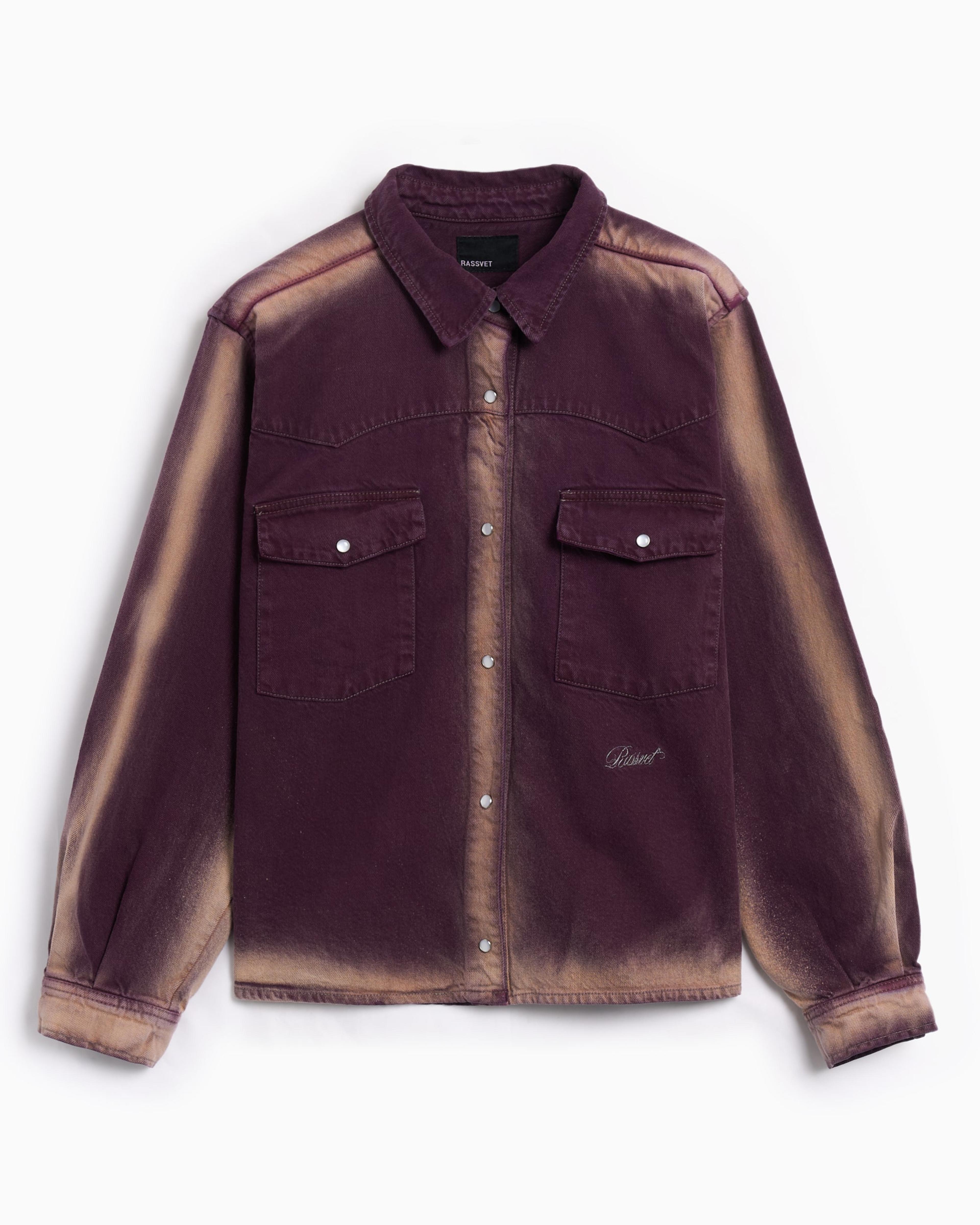 Sobrecamisa Relaxed Rassvet Shadow Wash Denim para hombre