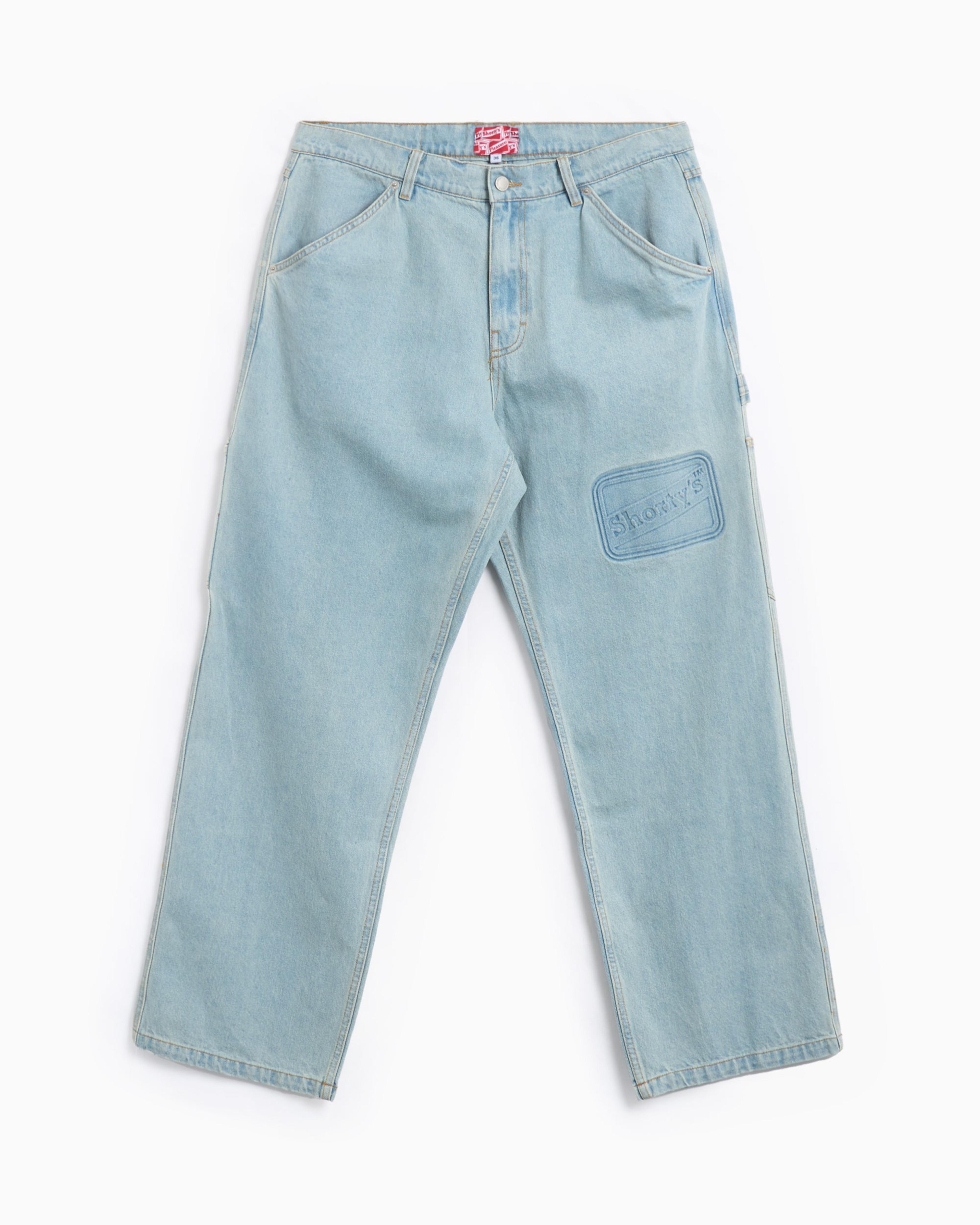 Pantalones vaqueros Carpenter Pleasures x Shortys Men's Box Logo Carpenter Pants para hombre