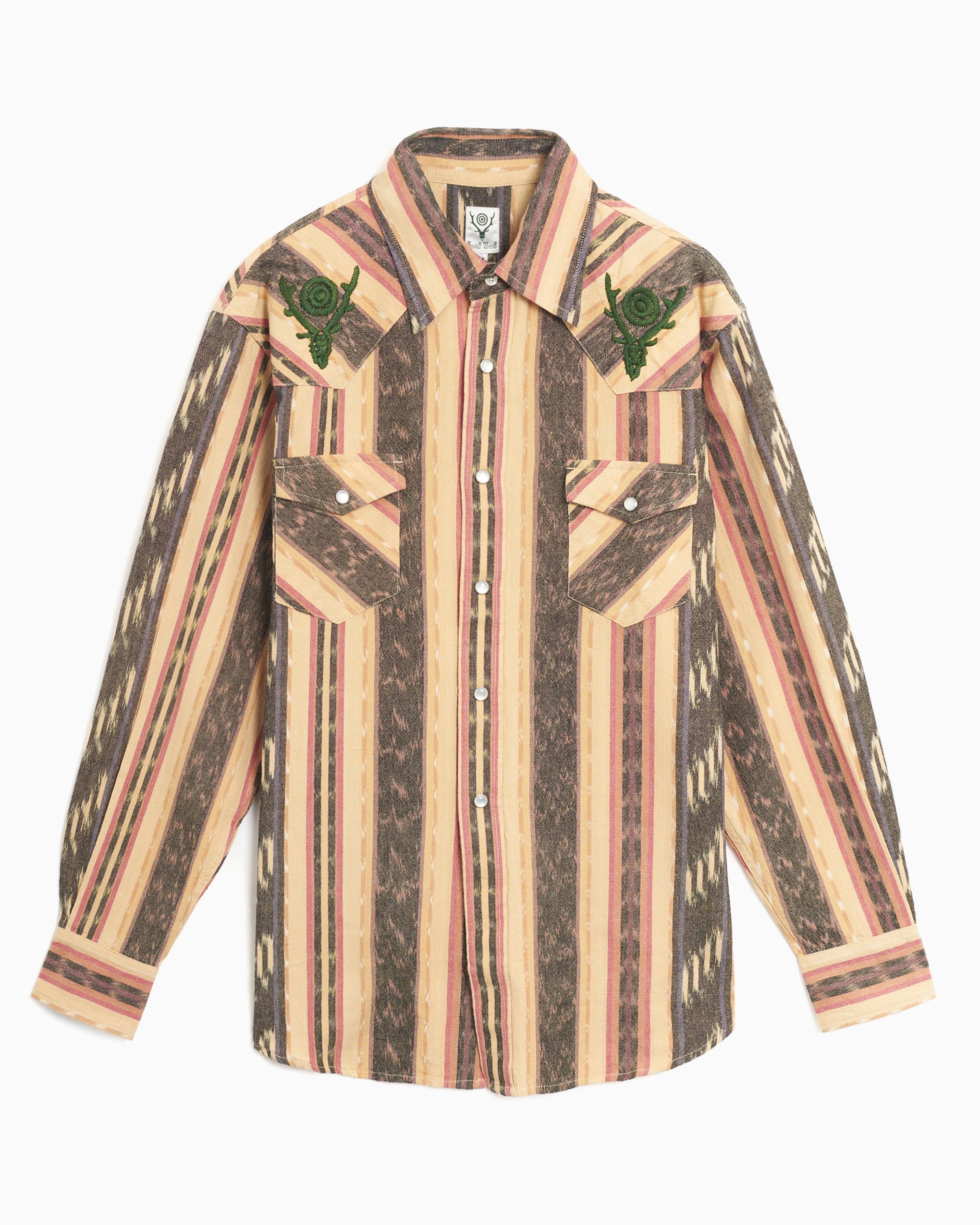 Camisa con logo South2 West8 Western para hombre