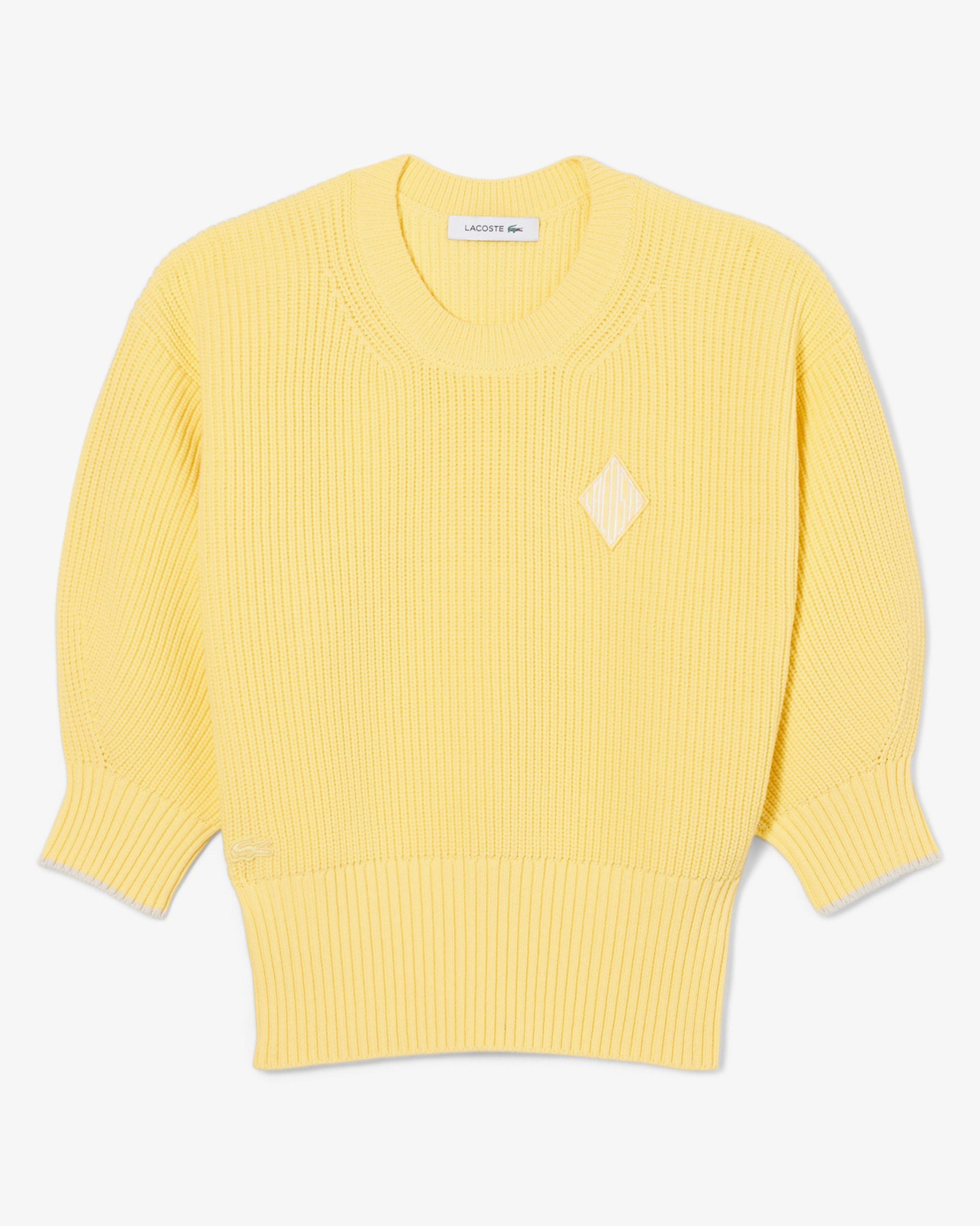 Jersey Relaxed de cuello redondo Lacoste para mujer