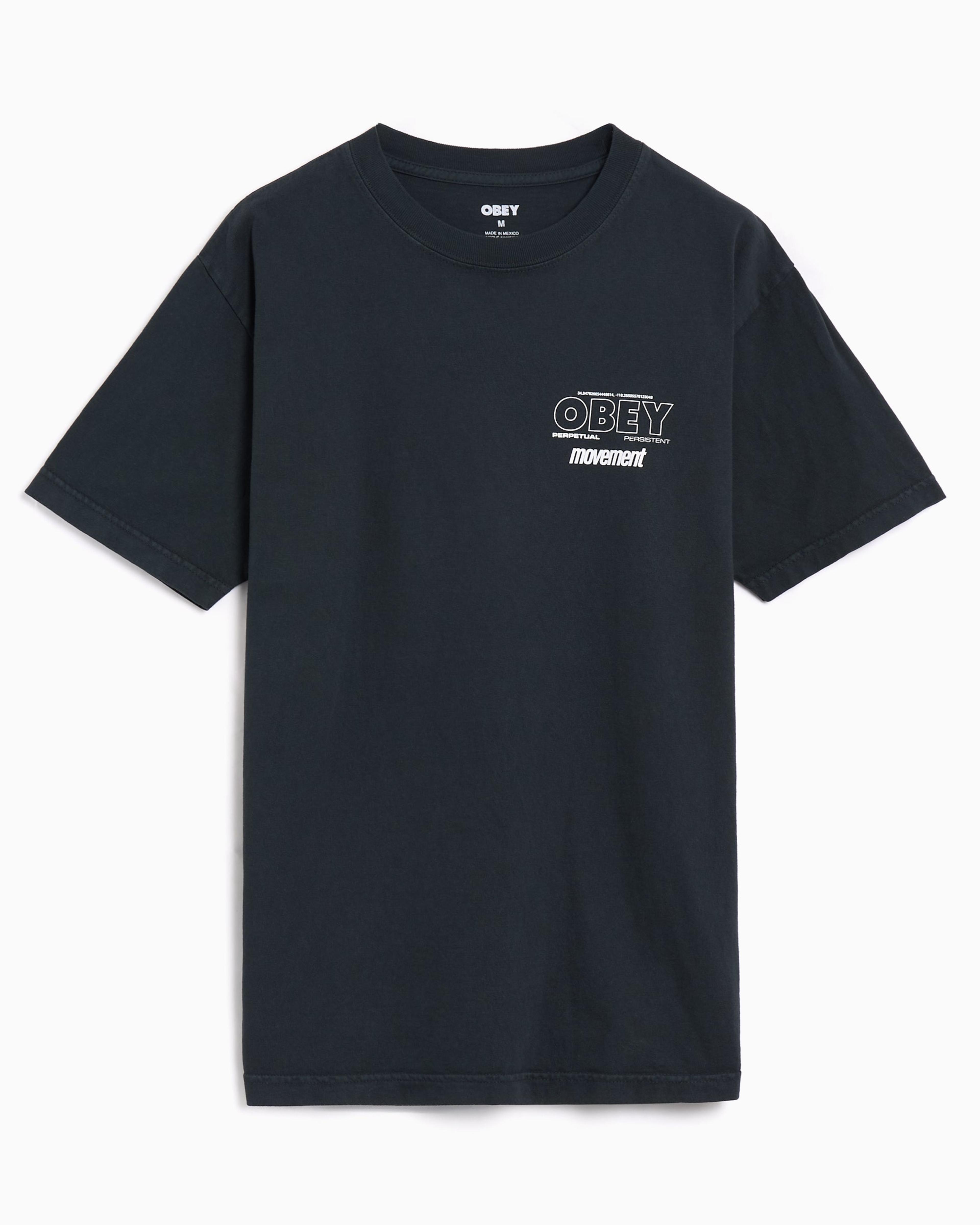 Camiseta con gráfico OBEY Clothing Persistent Movement para hombre