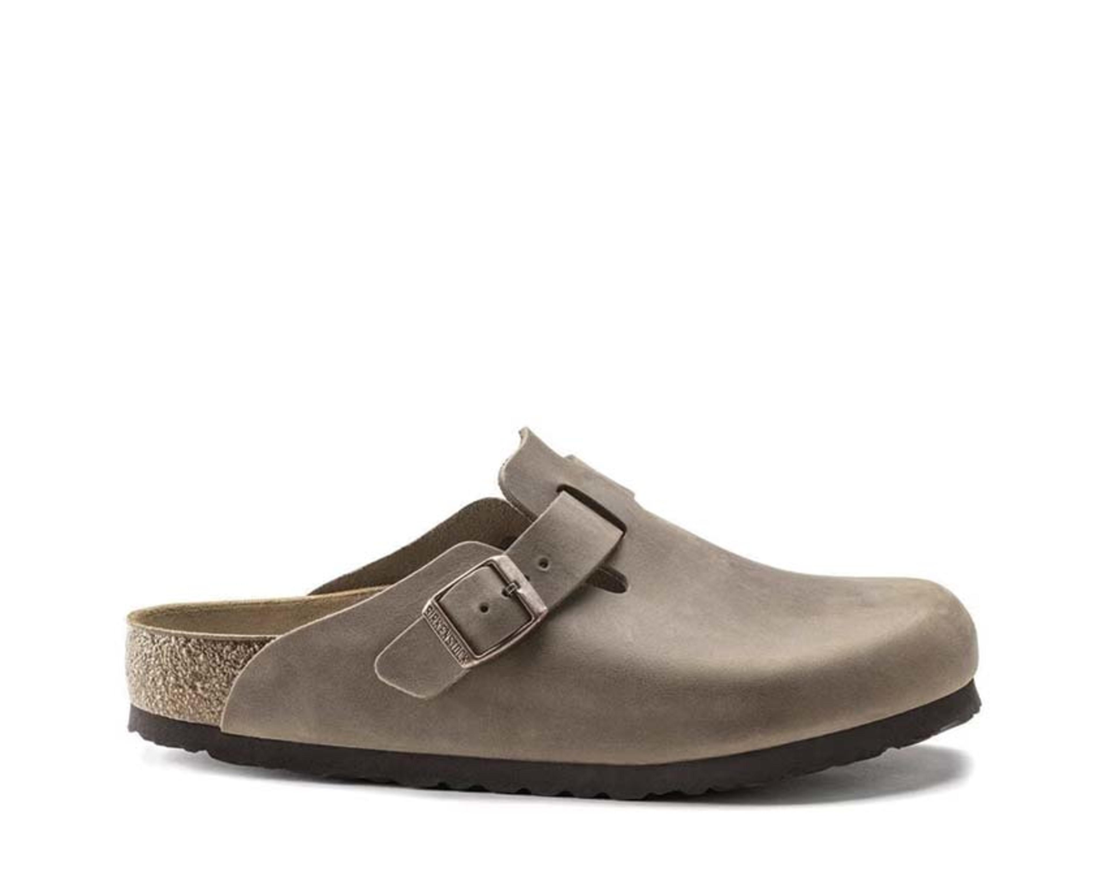 Birkenstock Boston Natural Leather Oiled