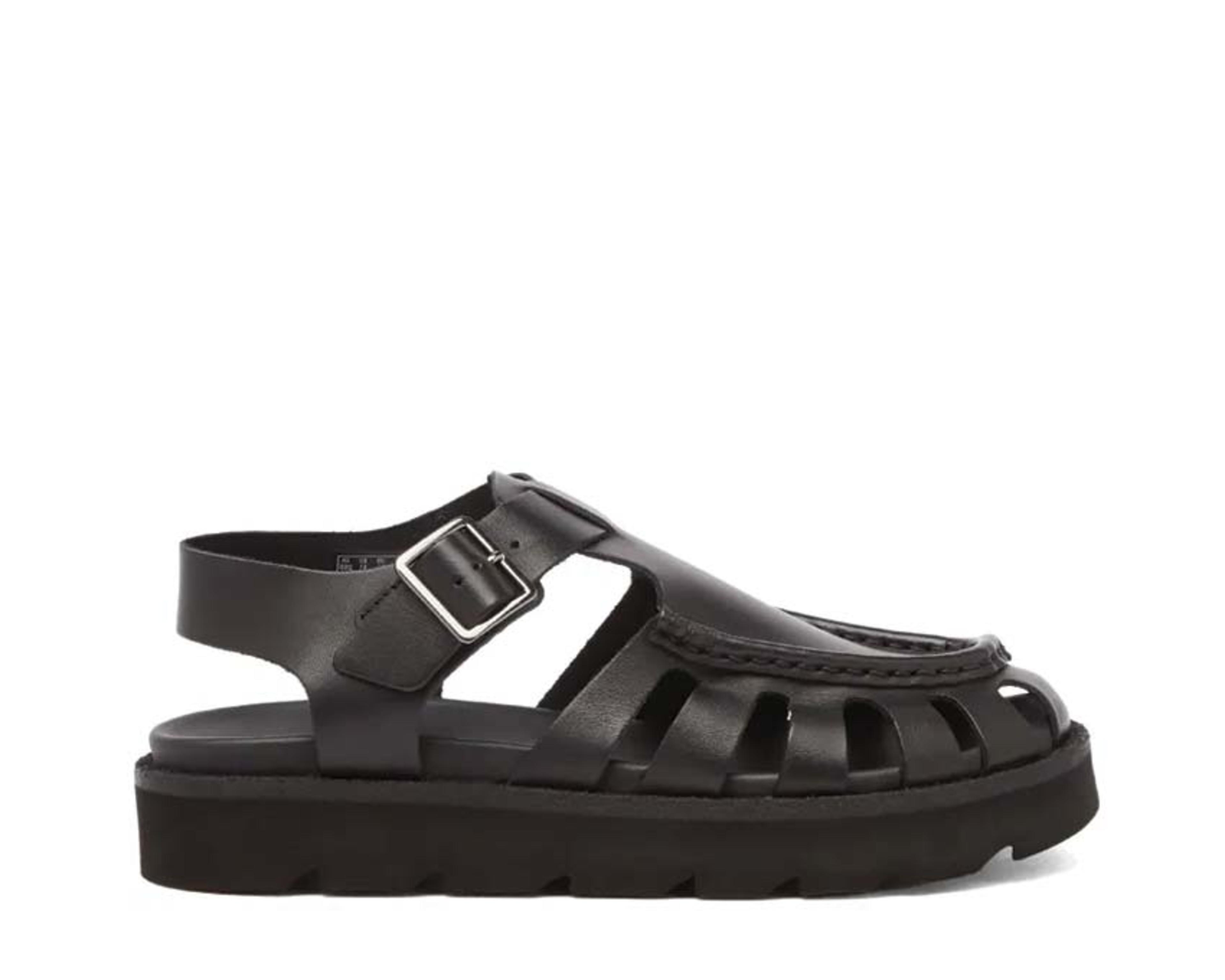 Clarks Meare Buckle "Black Leather"