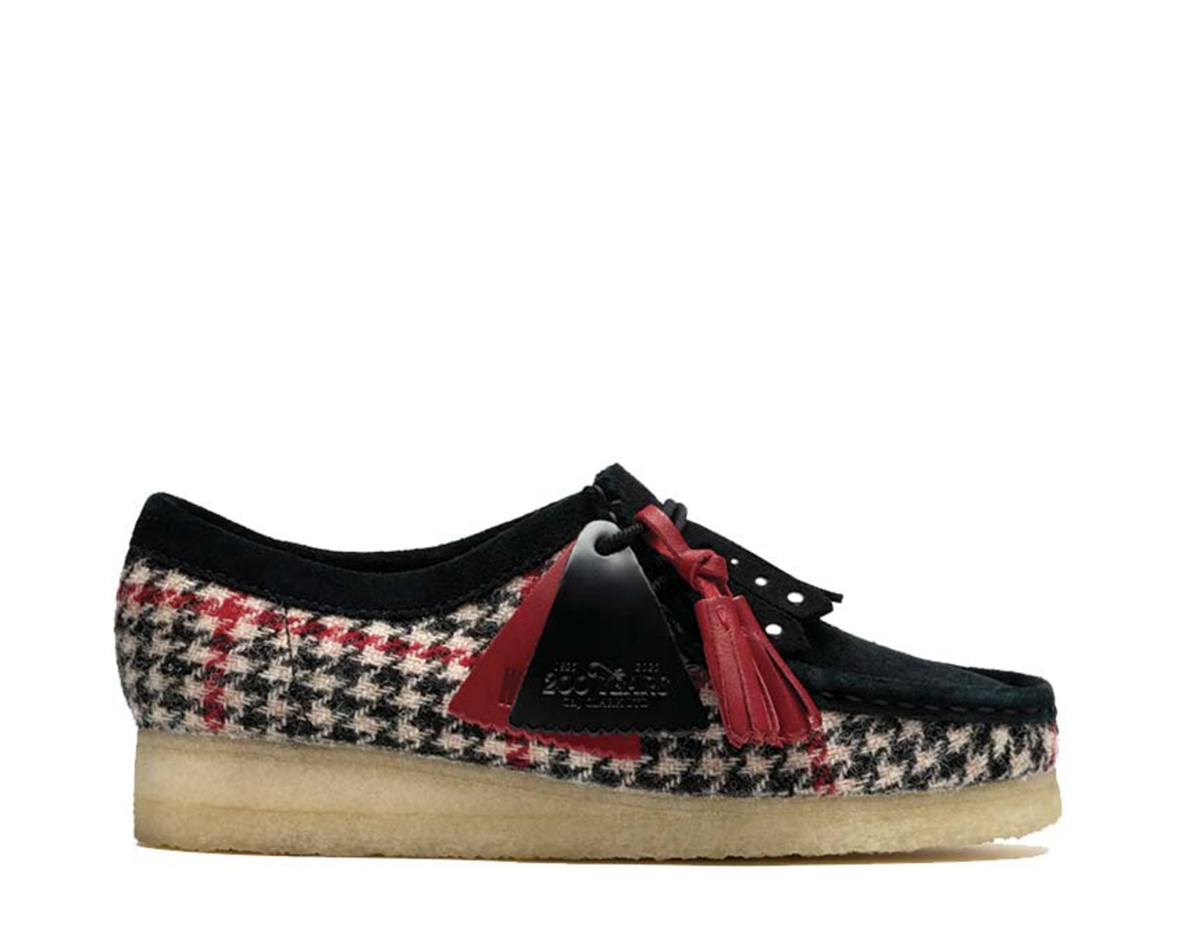 Clarks Wallabee "Black Tweed Combination"