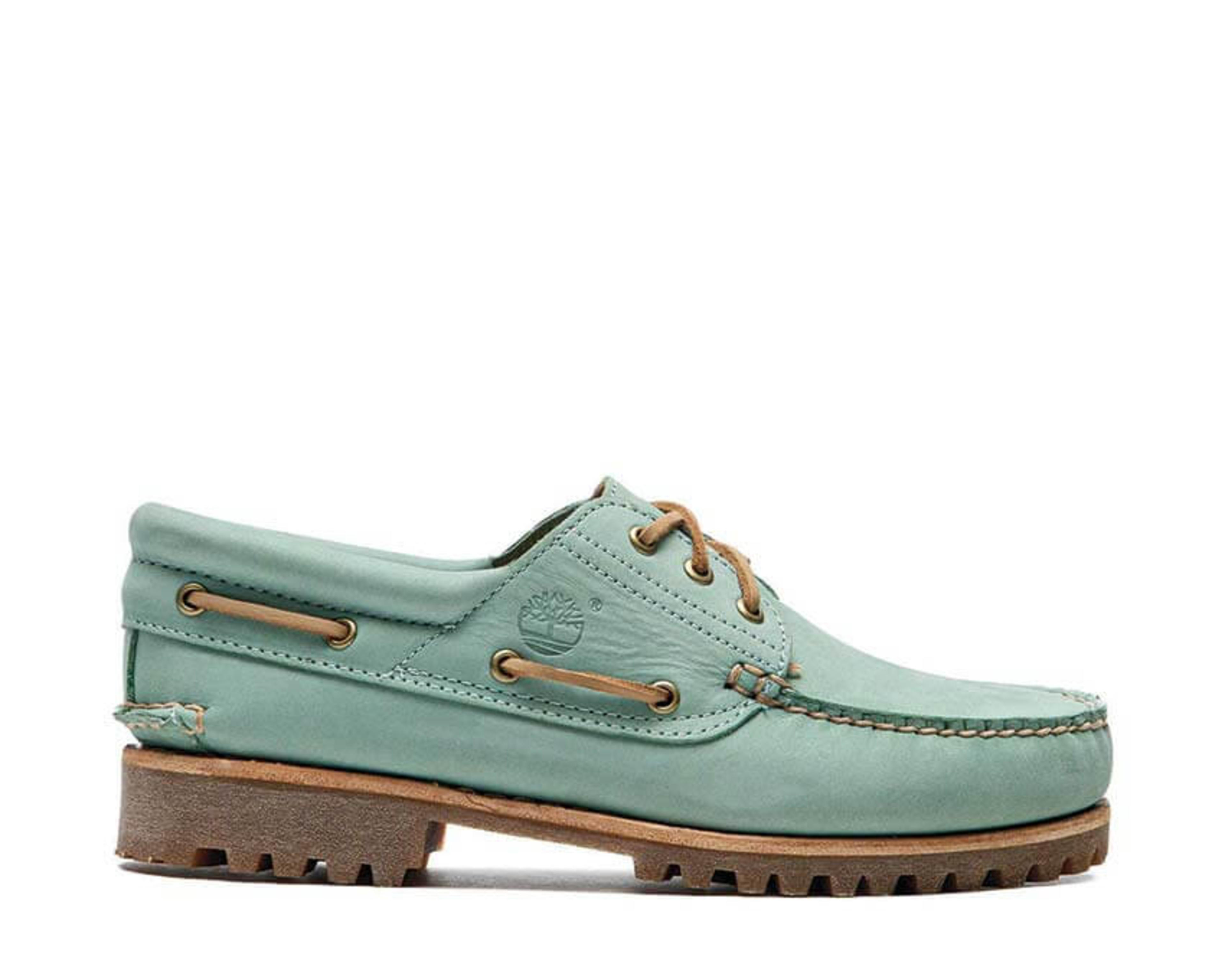 Timberland Authentic Boat Shoe "Green Nubuck"