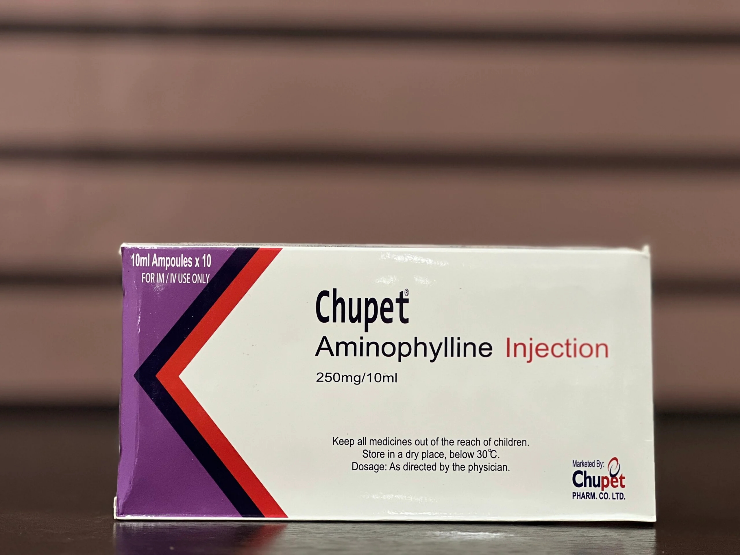 Aminophylline 250mg/10ml Injection