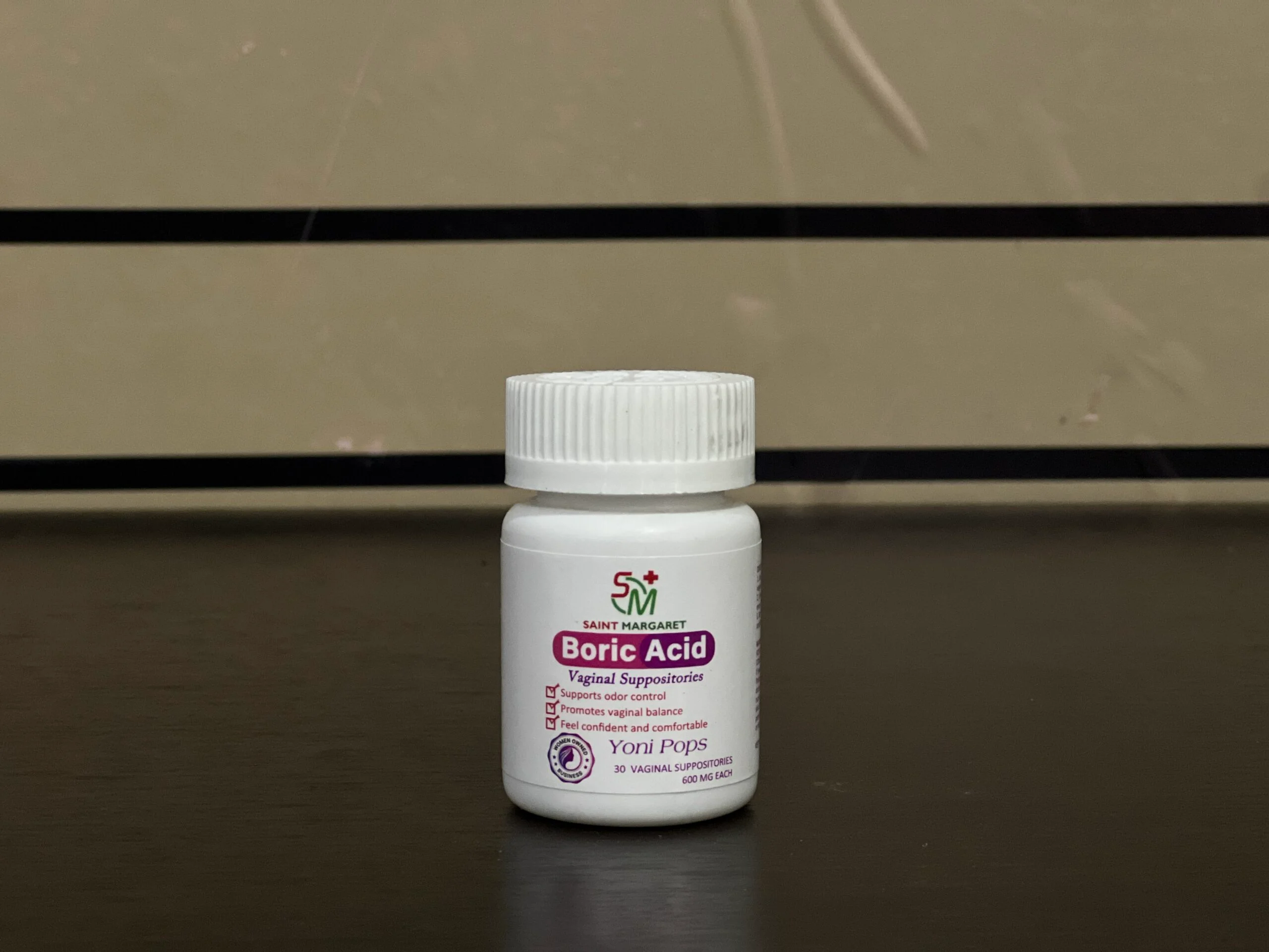 Boric Acid Vaginal Suppository