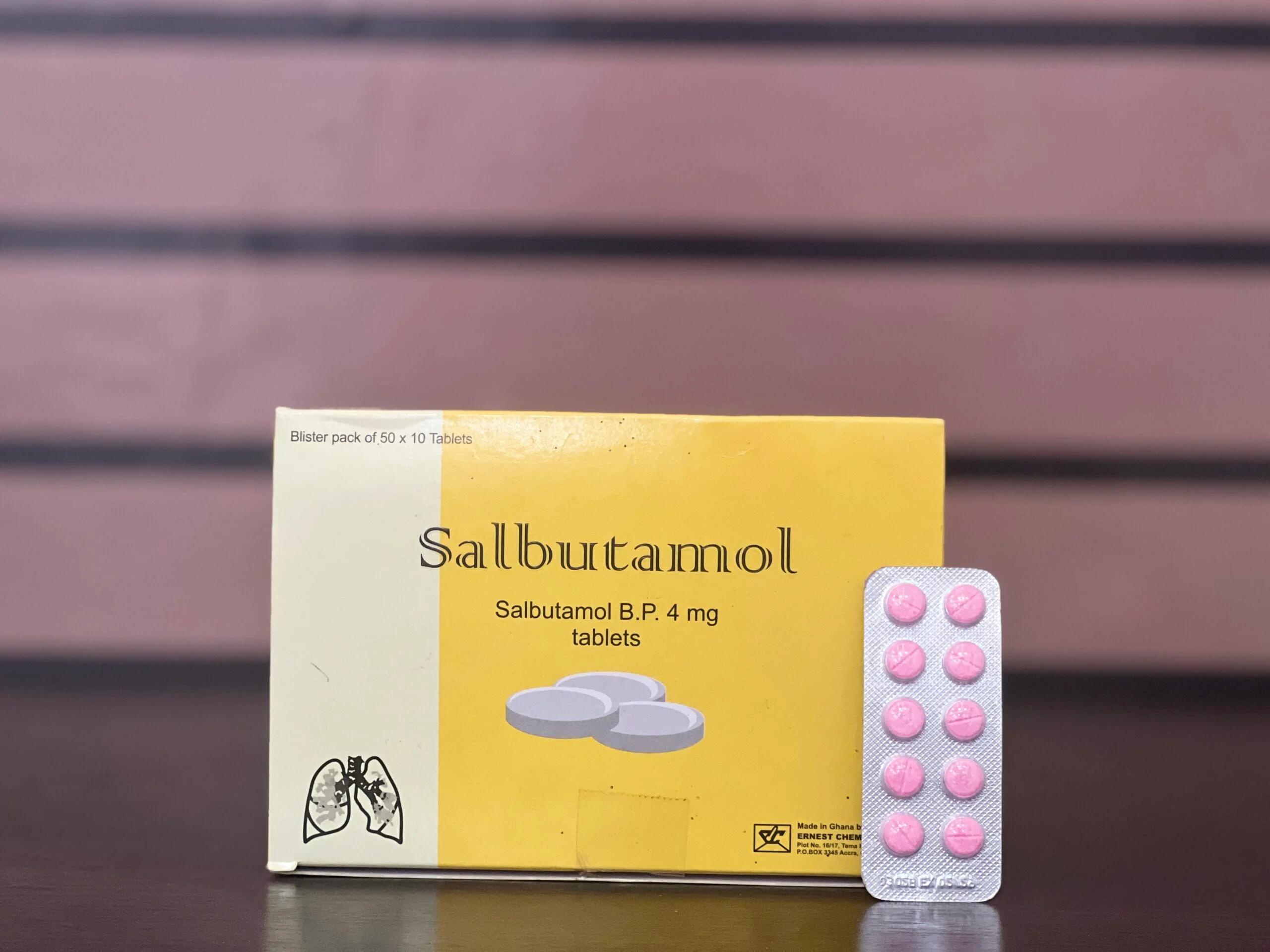Salbutamol Tablet 4mg 10″s