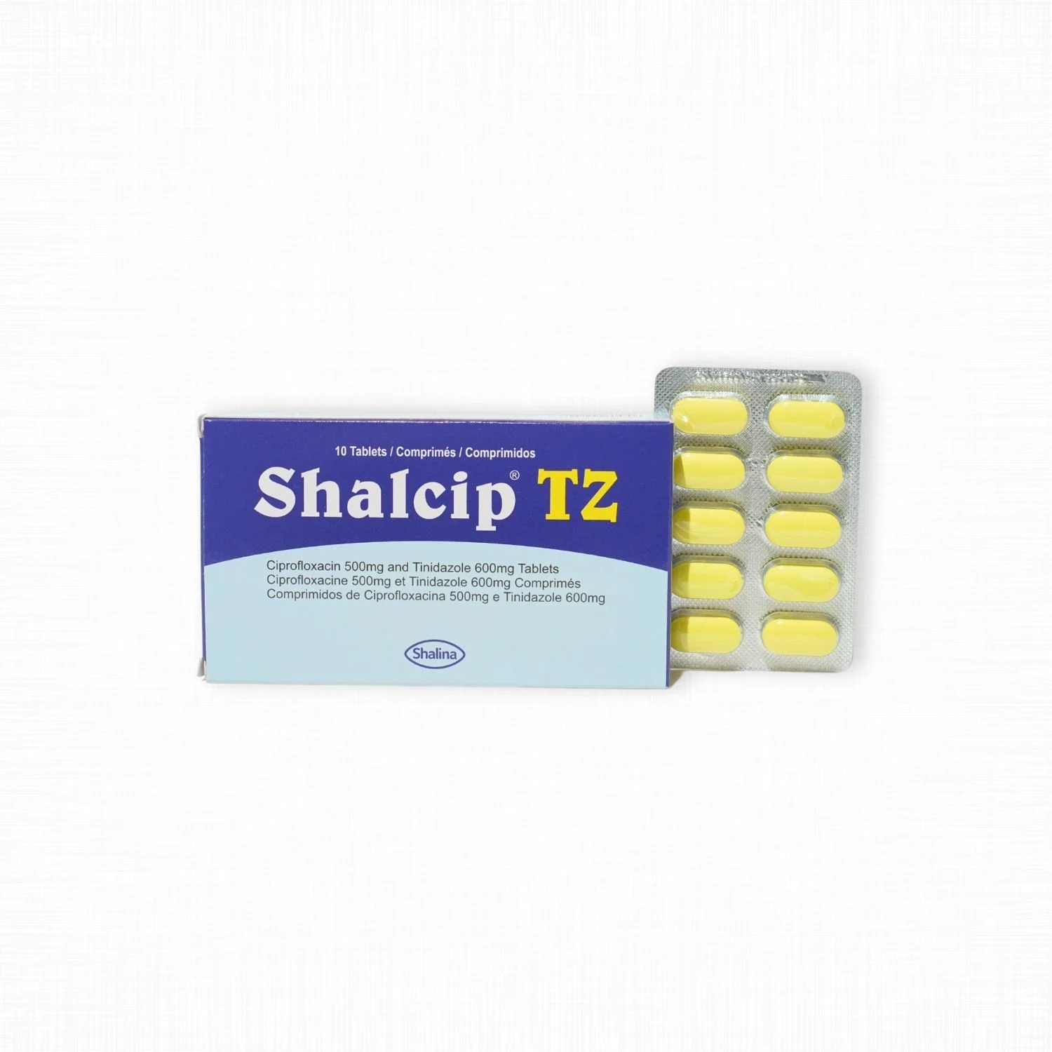 Shalcip Tz Tab 500/600mg 10″s