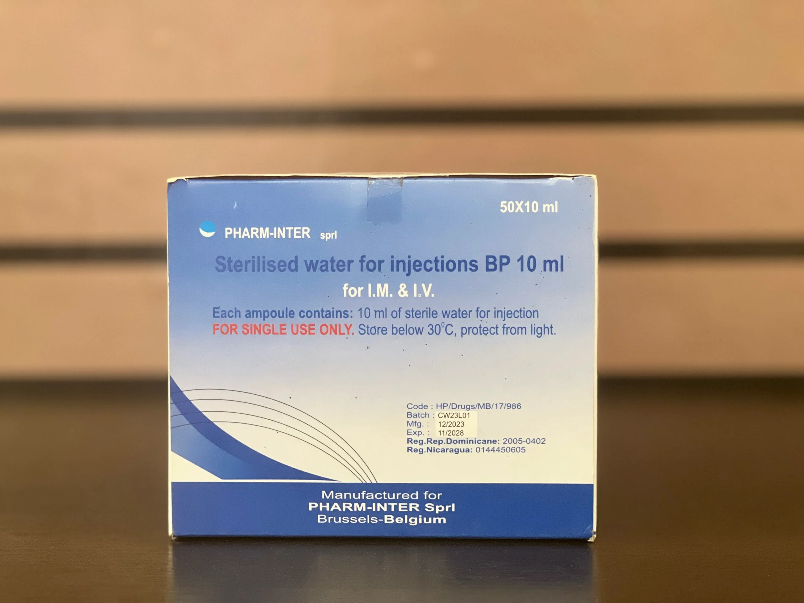 Water for Injection