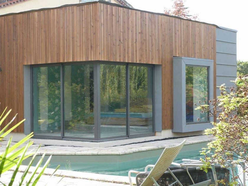 Extension Contemporaine en Bois